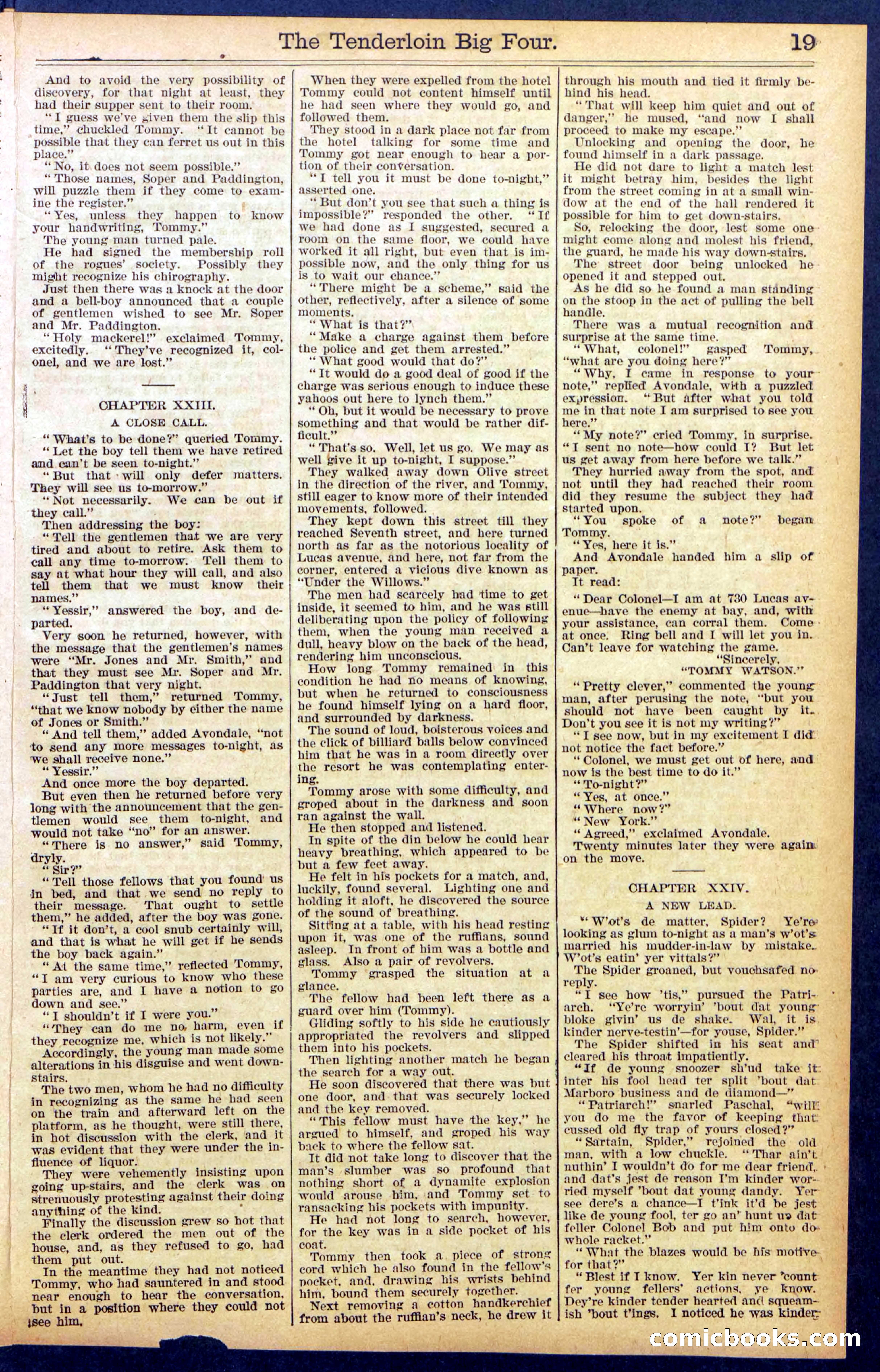 Beadle's New York Dime Library No. 861 — page 19 of 32