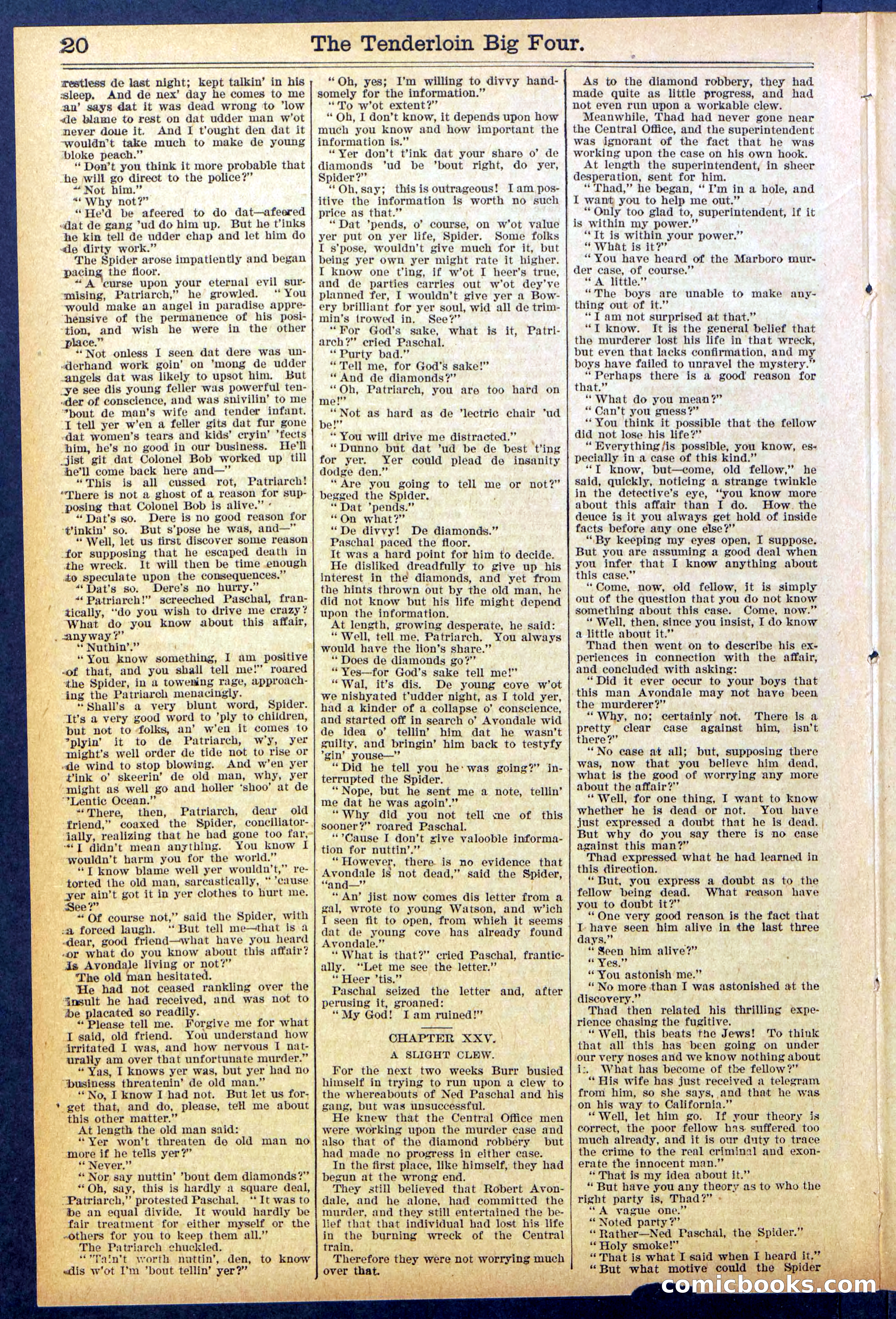Beadle's New York Dime Library No. 861 — page 20 of 32