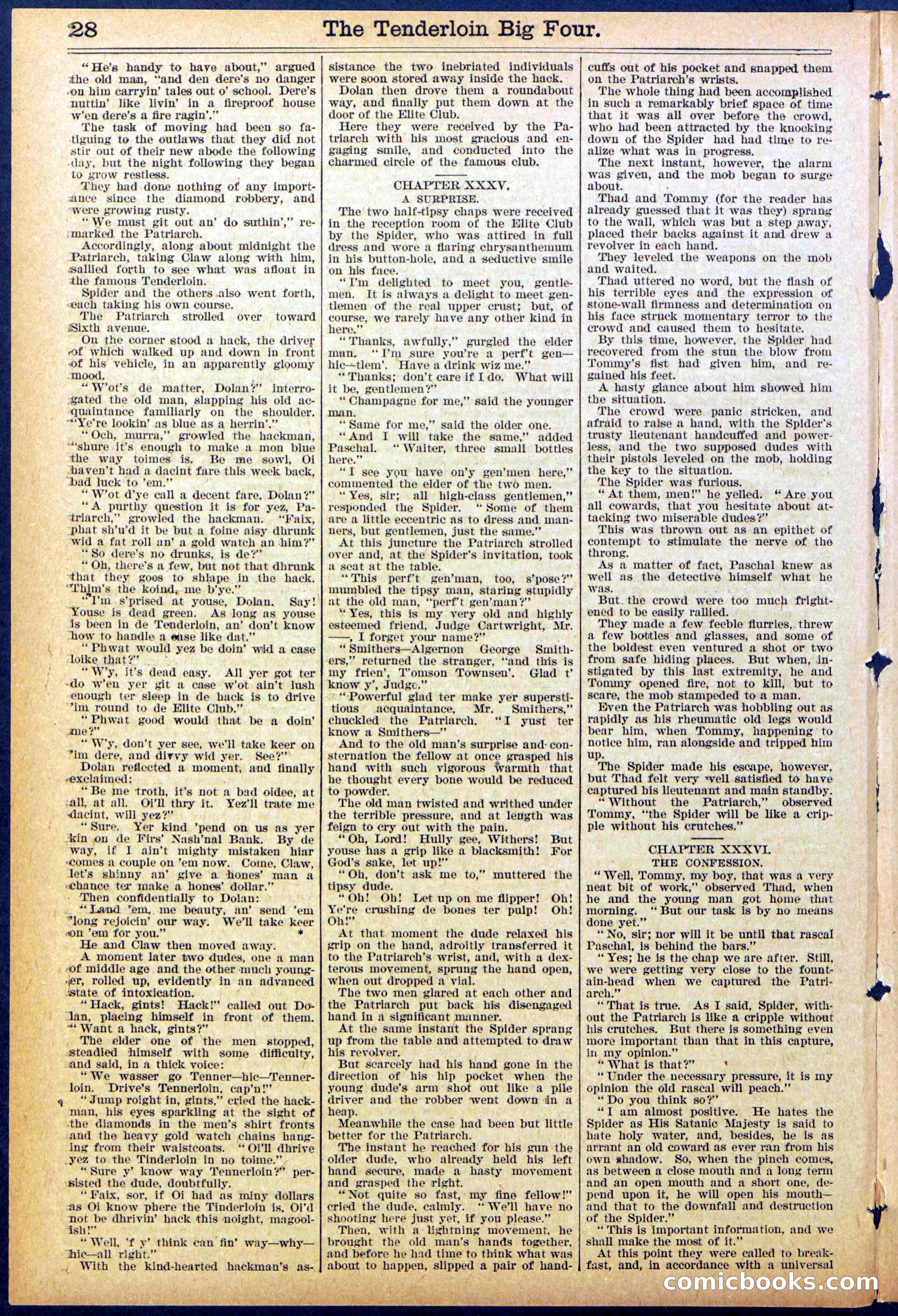Beadle's New York Dime Library No. 861 — page 28 of 32
