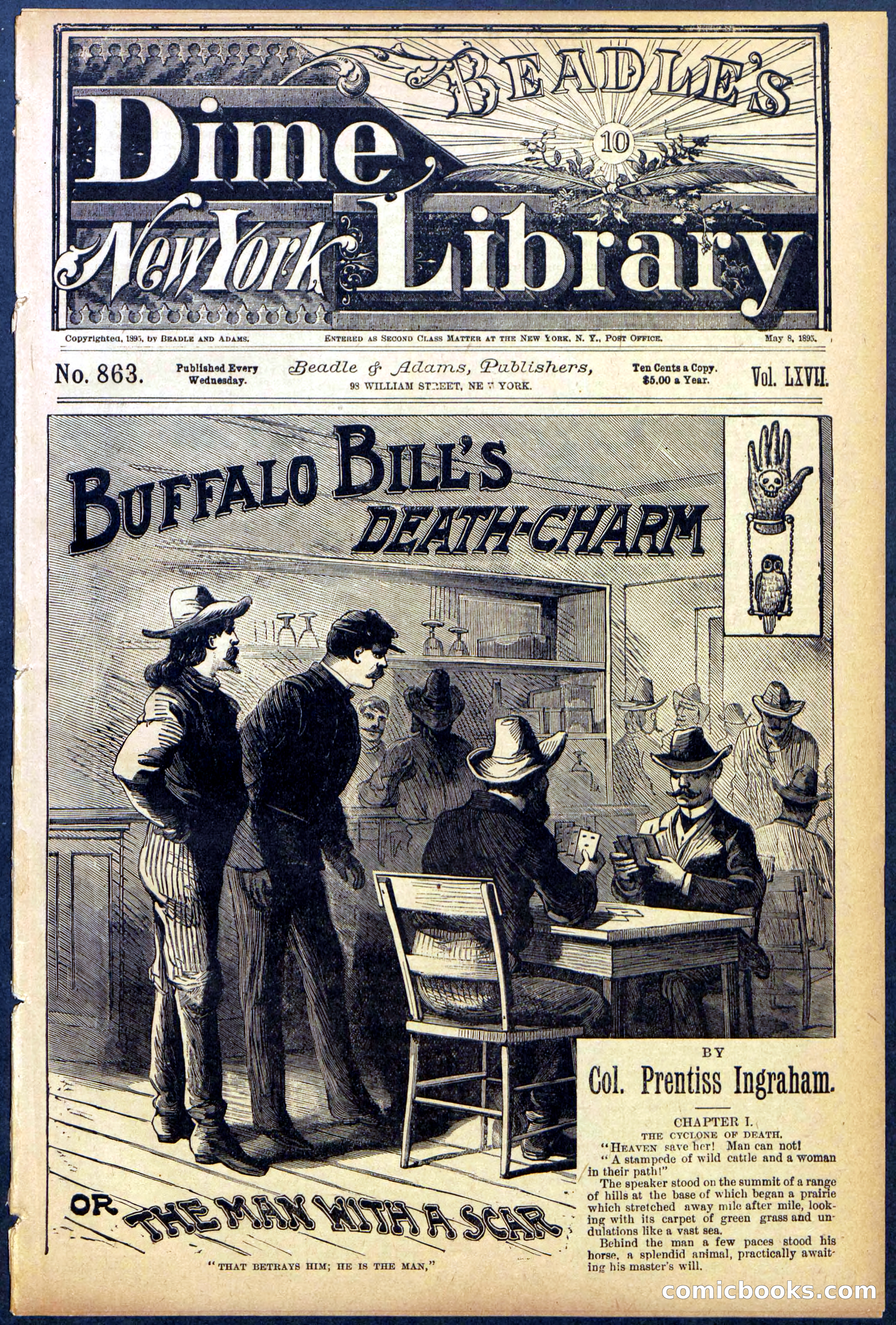Beadle's New York Dime Library No. 863 — page 1 of 32