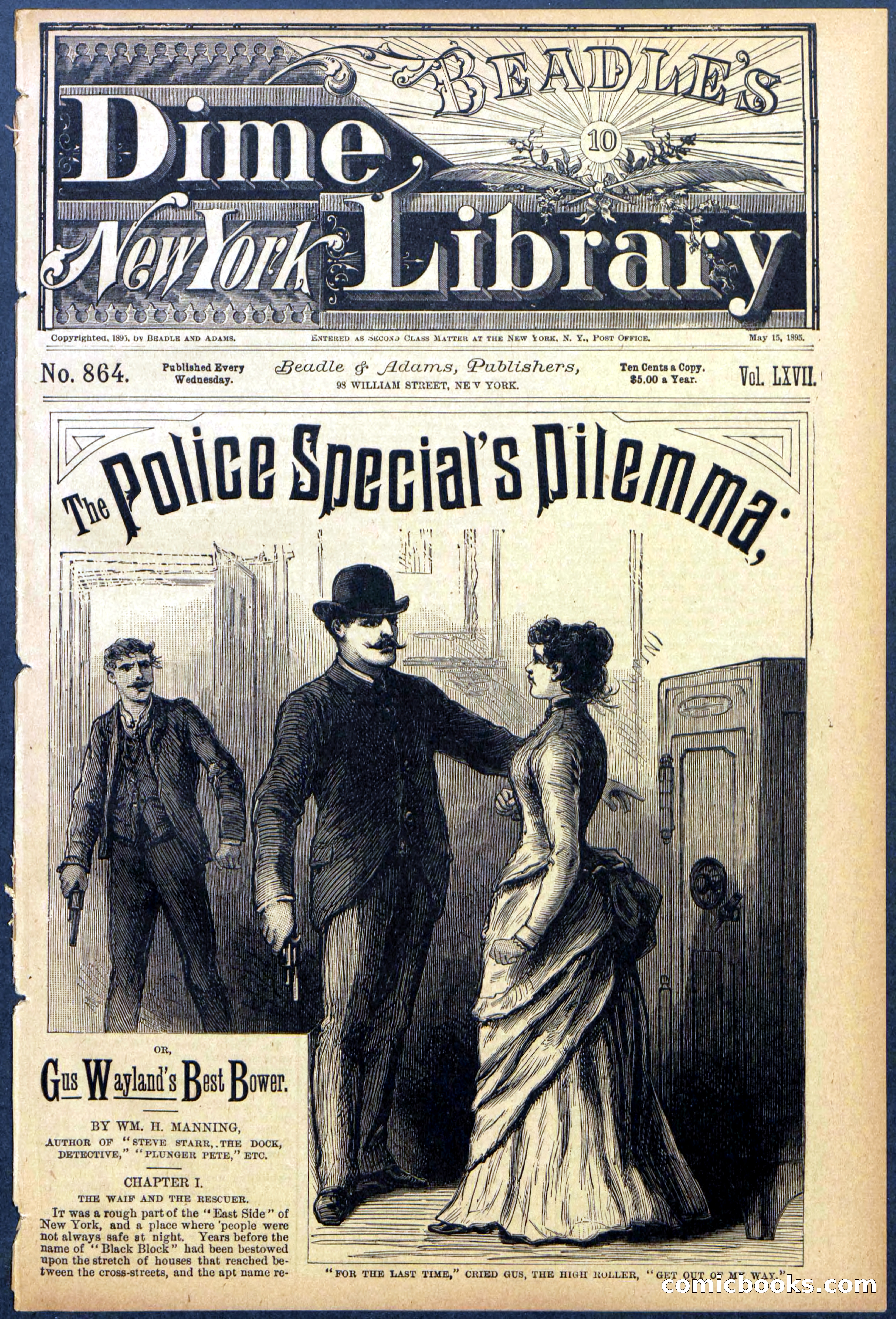 Beadle's Dime Library, No. 864 — page 1 of 32