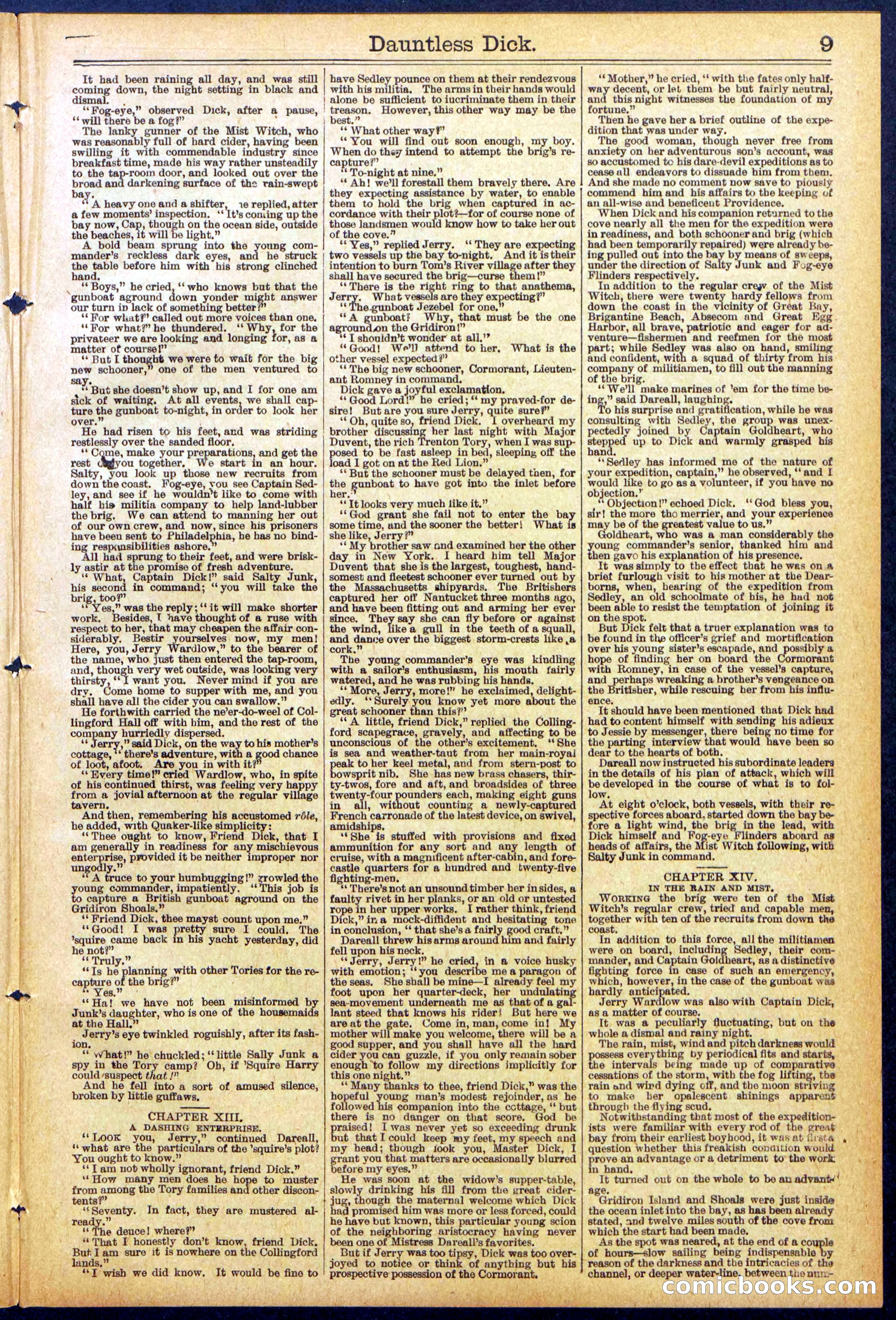 Beadle's Dime Library No. 878 — page 9 of 32