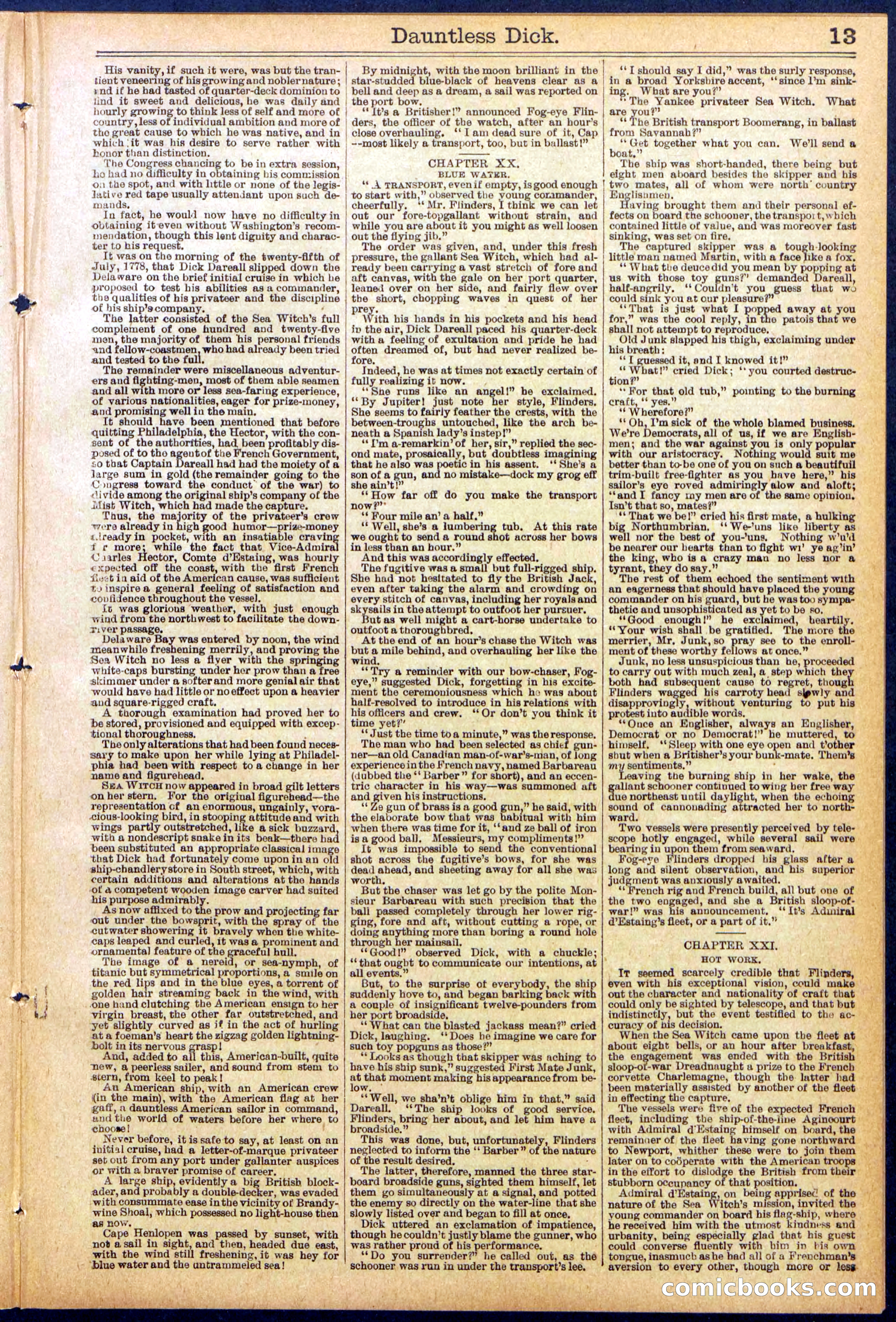 Beadle's Dime Library No. 878 — page 13 of 32
