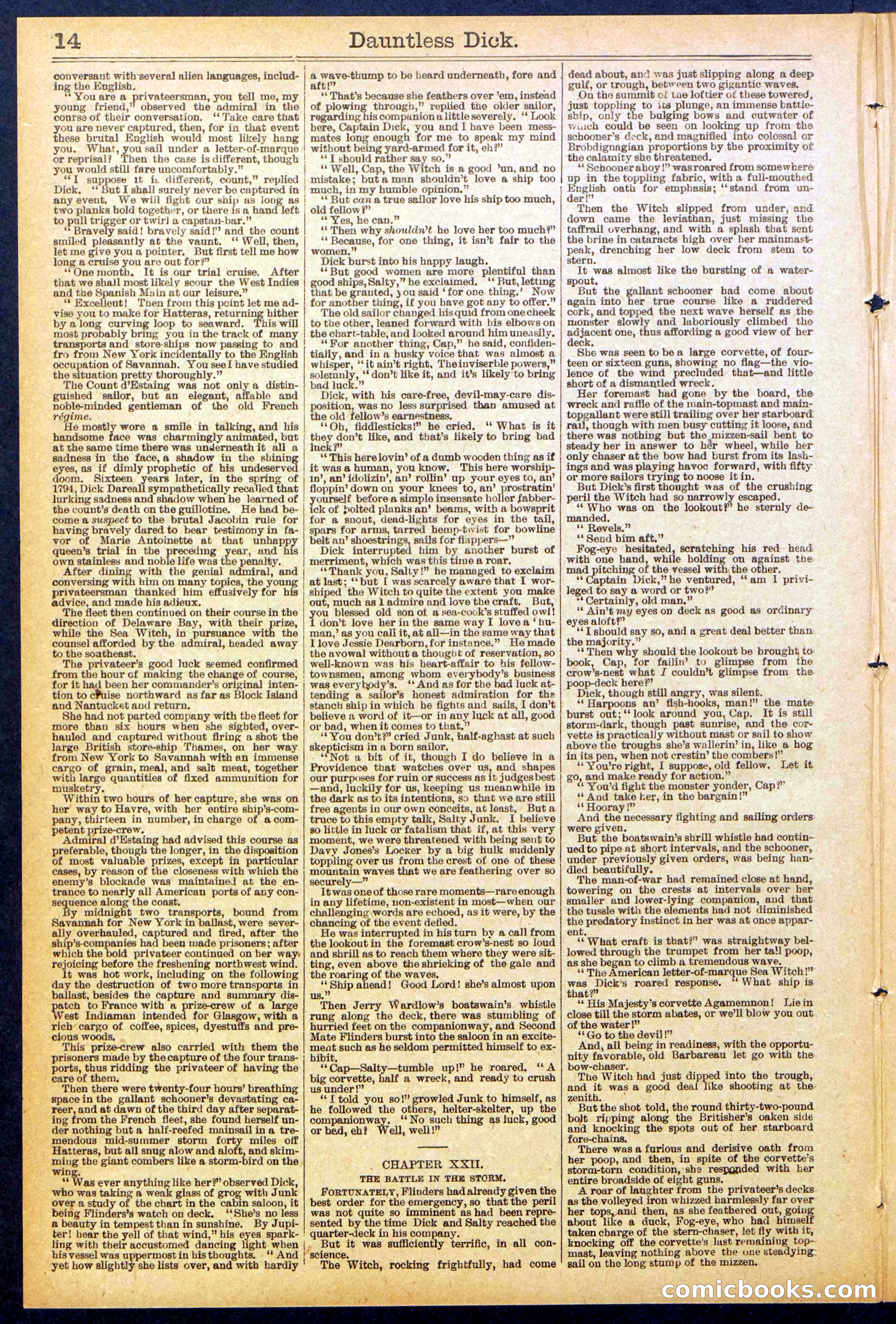 Beadle's Dime Library No. 878 — page 14 of 32