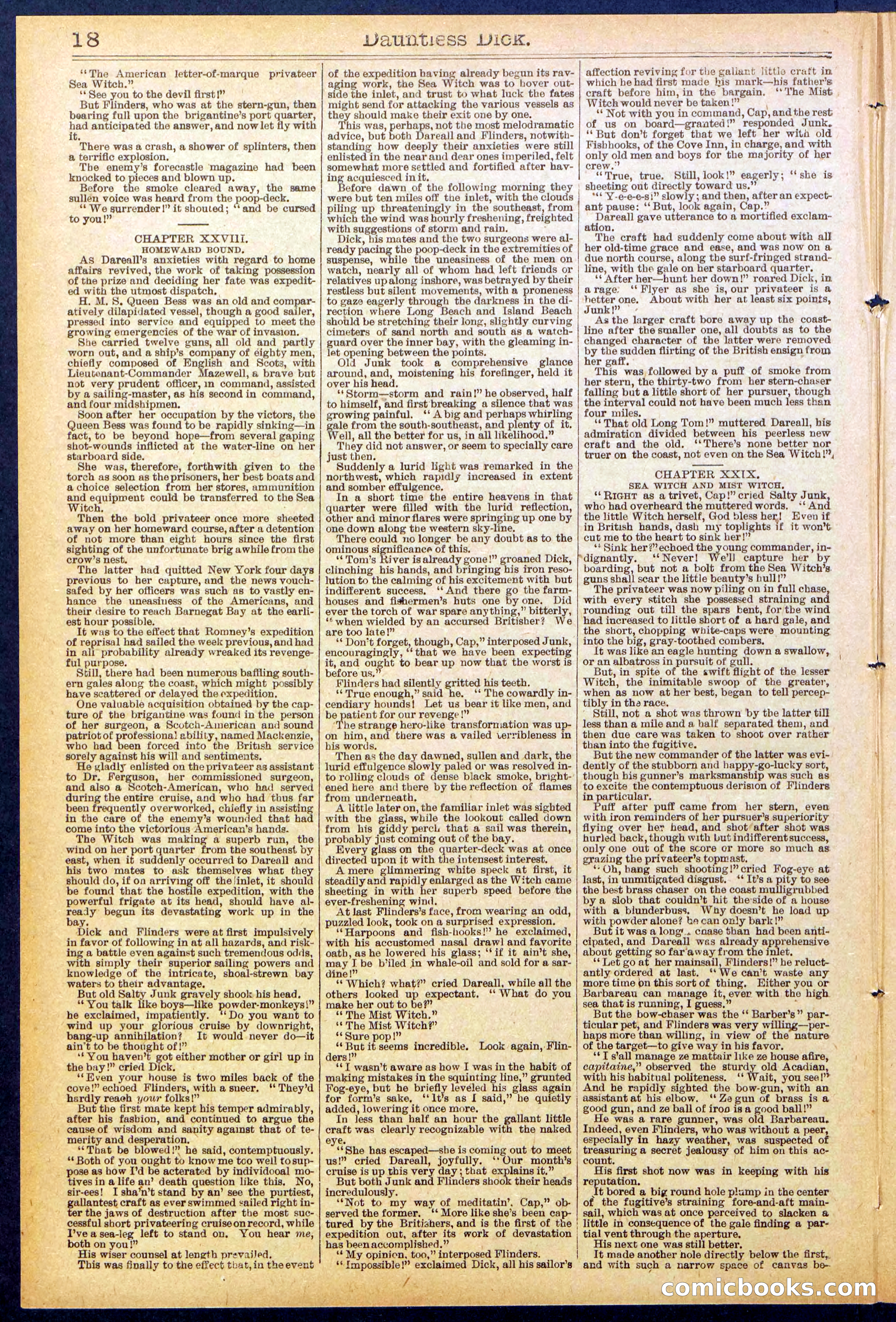 Beadle's Dime Library No. 878 — page 18 of 32