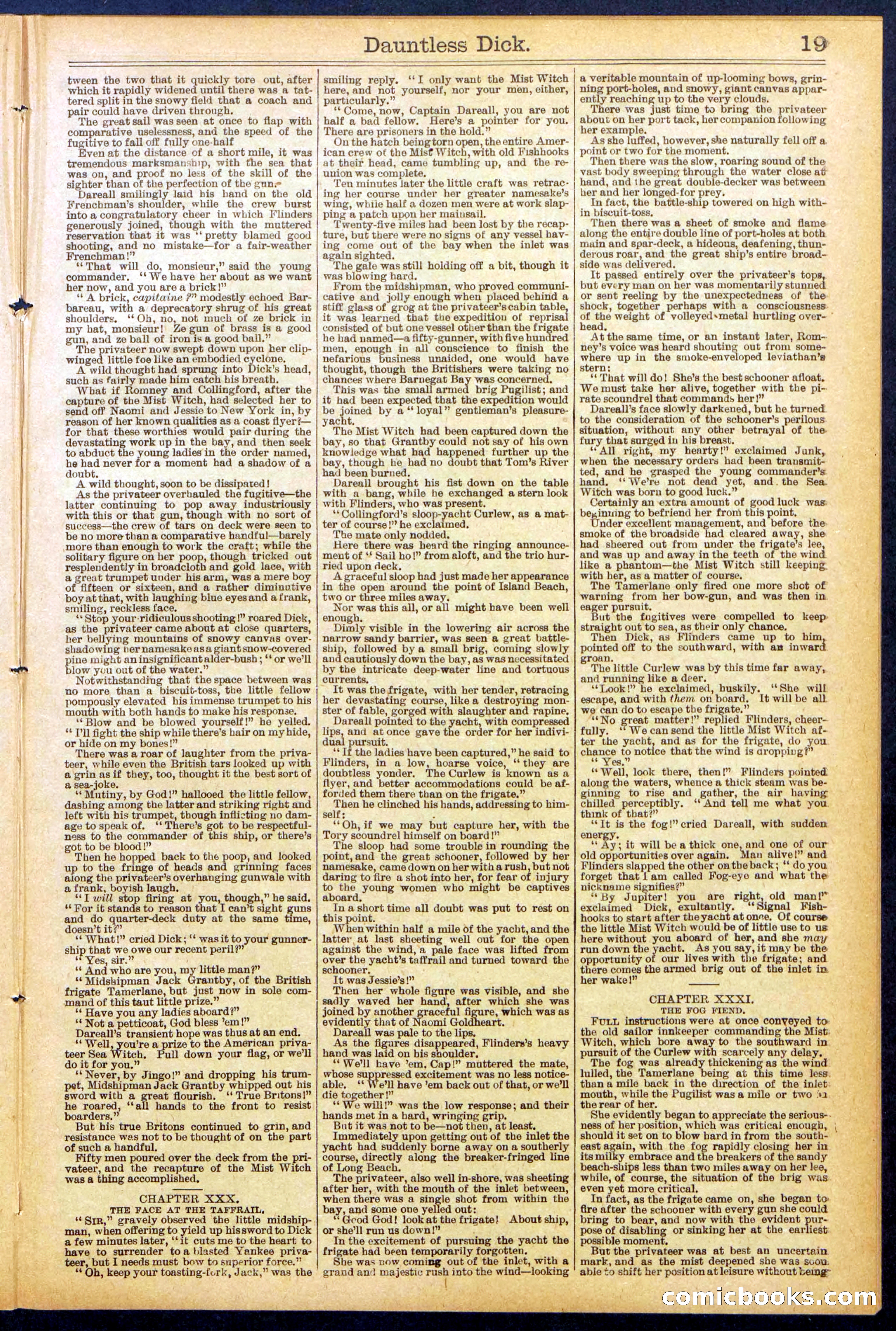 Beadle's Dime Library No. 878 — page 19 of 32