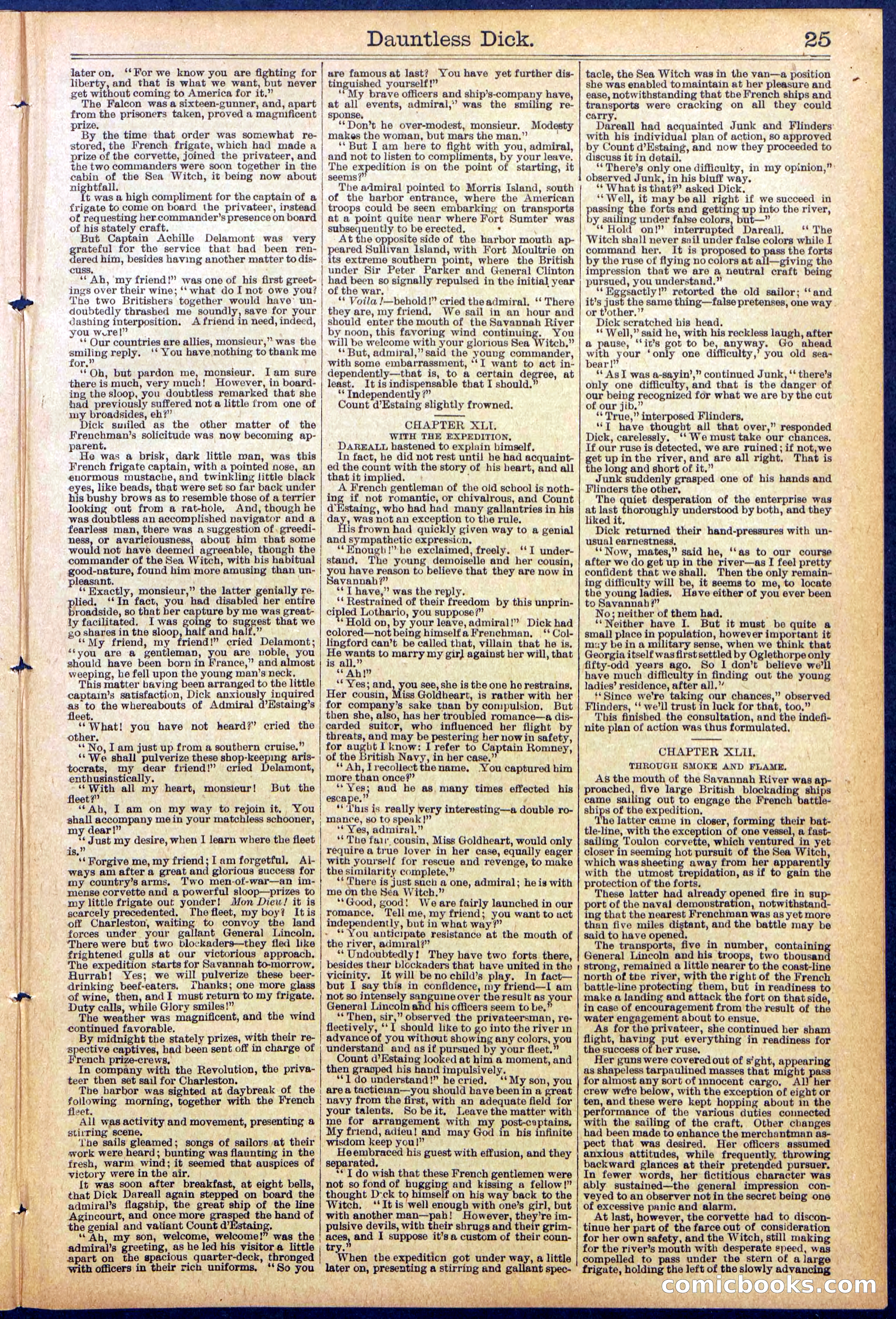 Beadle's Dime Library No. 878 — page 25 of 32