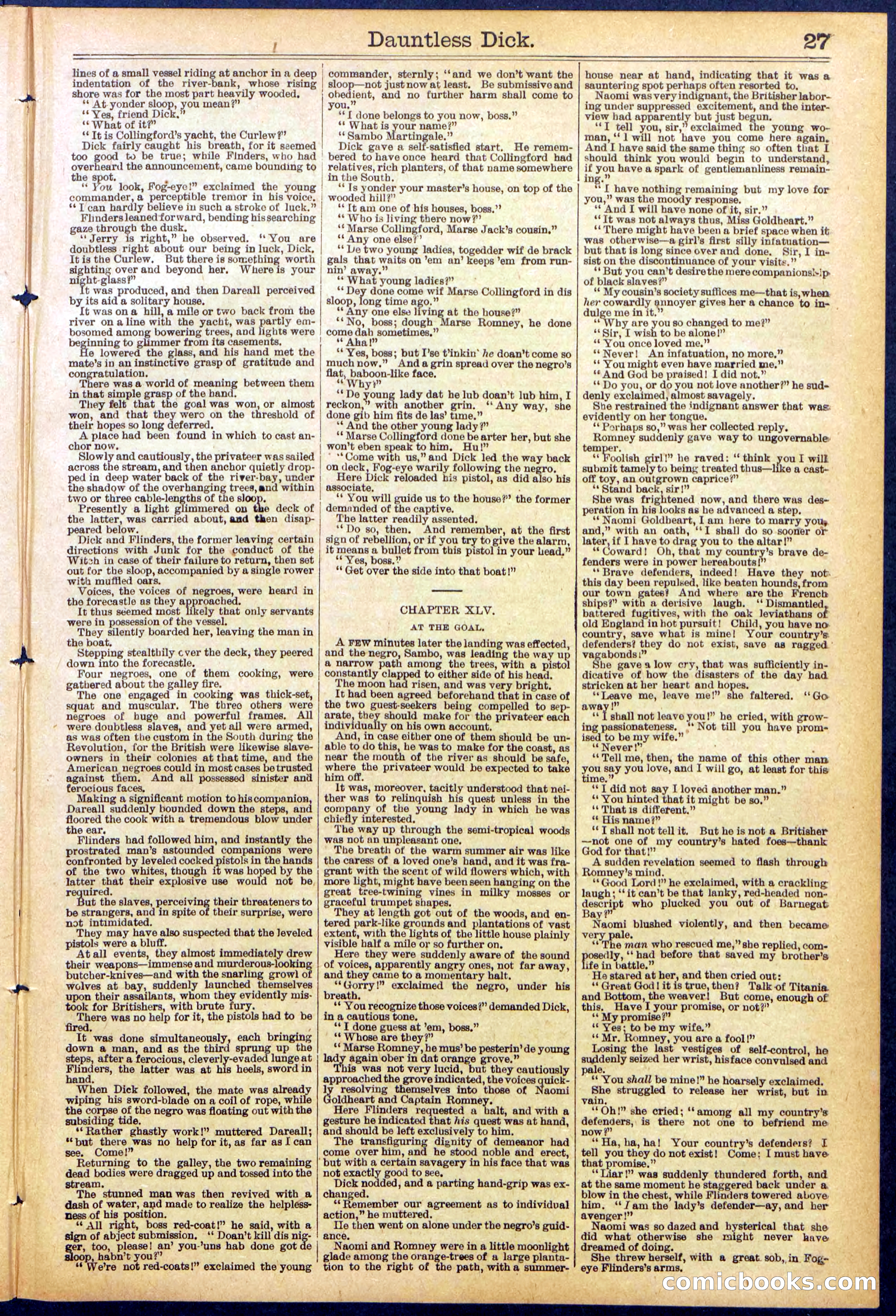 Beadle's Dime Library No. 878 — page 27 of 32