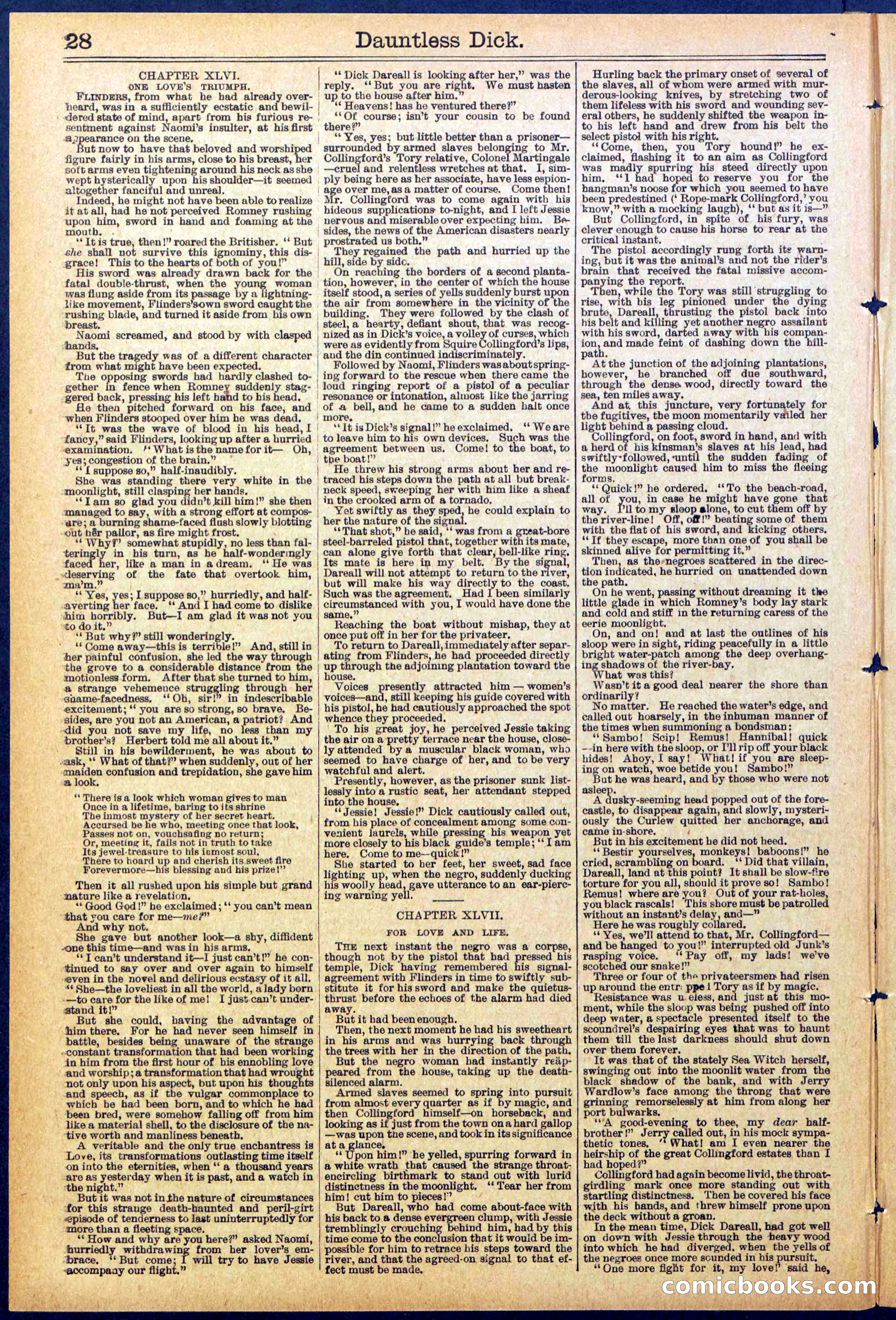 Beadle's Dime Library No. 878 — page 28 of 32