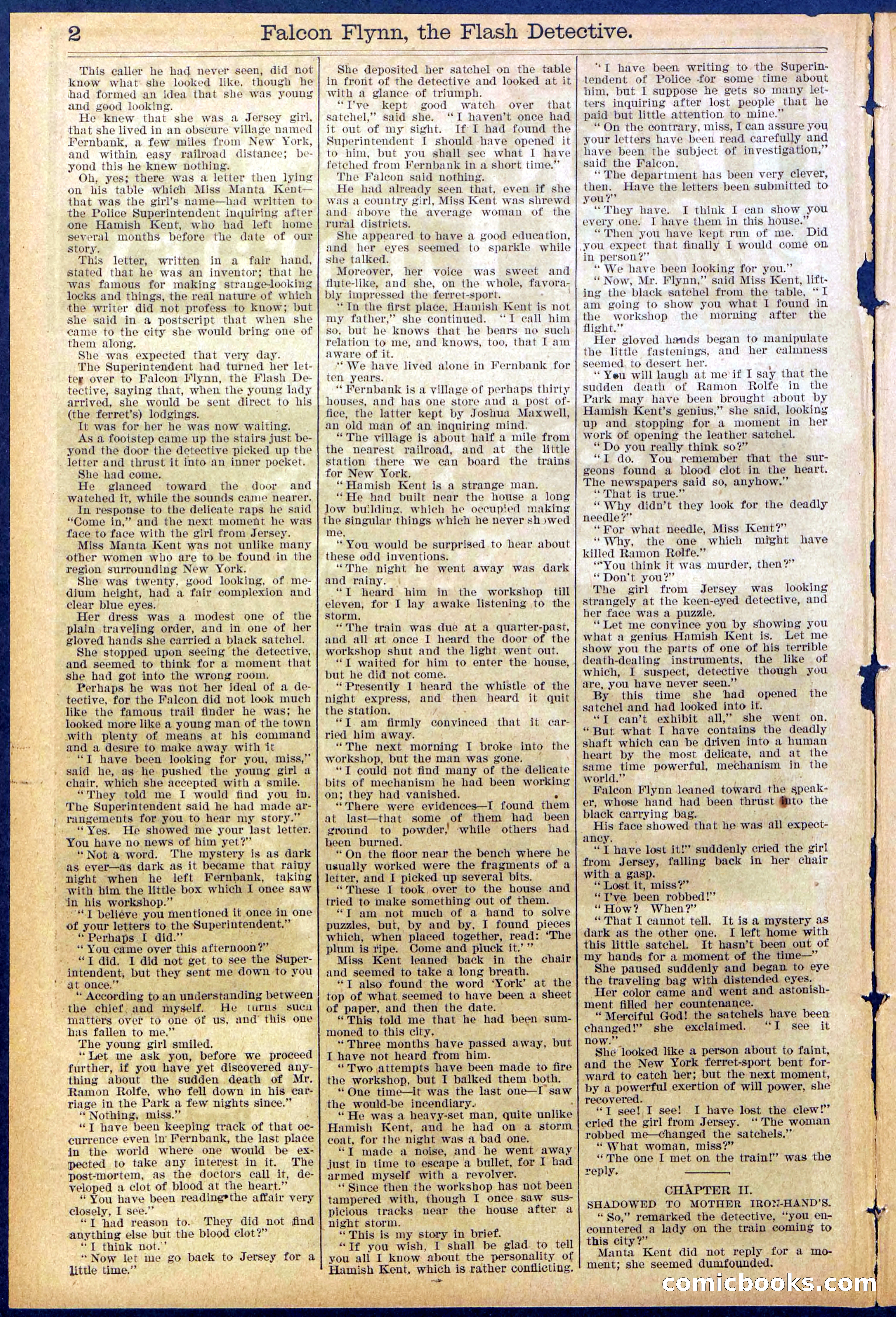 Beadle's Dime Library No. 879 — page 2 of 32