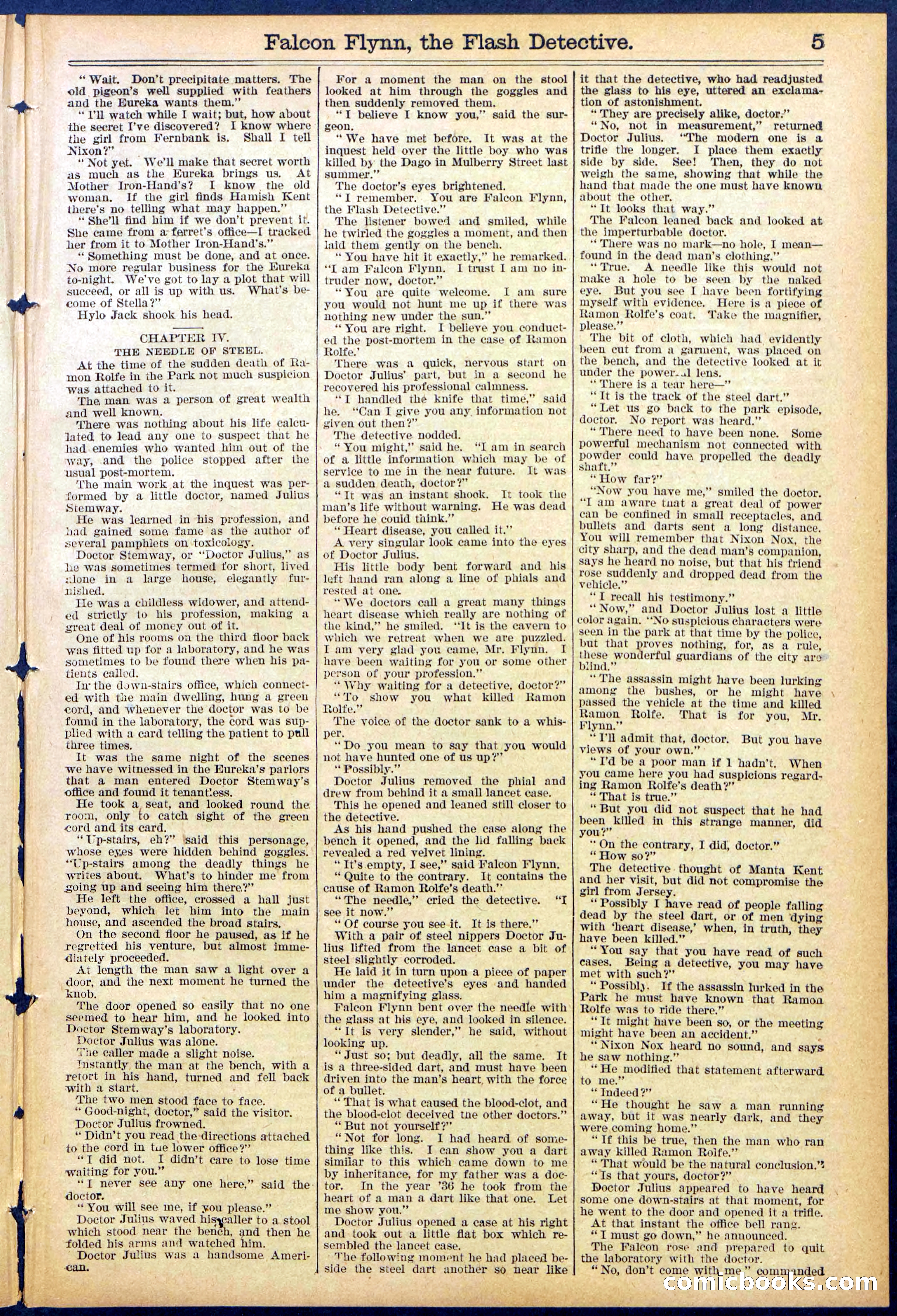 Beadle's Dime Library No. 879 — page 5 of 32
