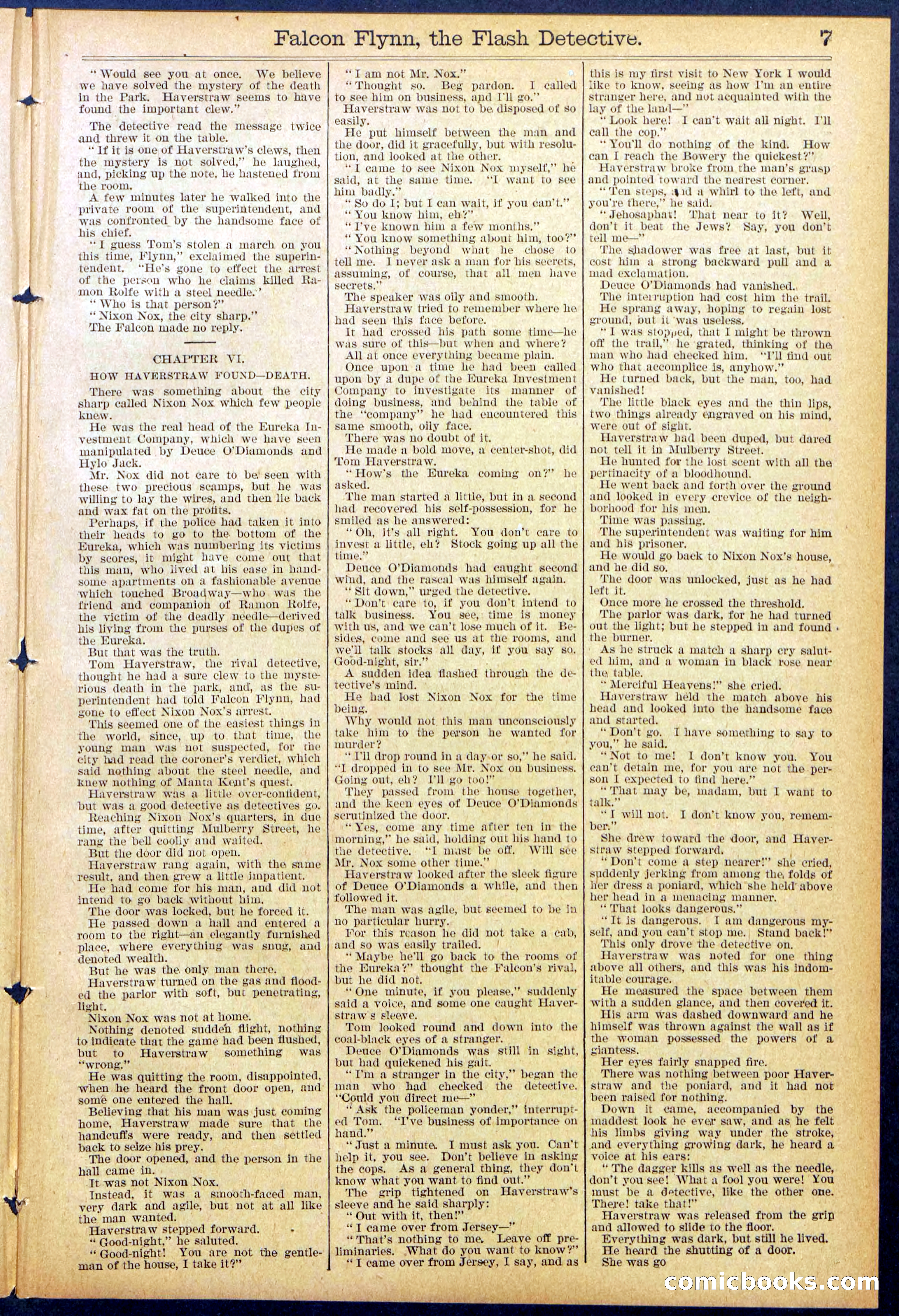 Beadle's Dime Library No. 879 — page 7 of 32