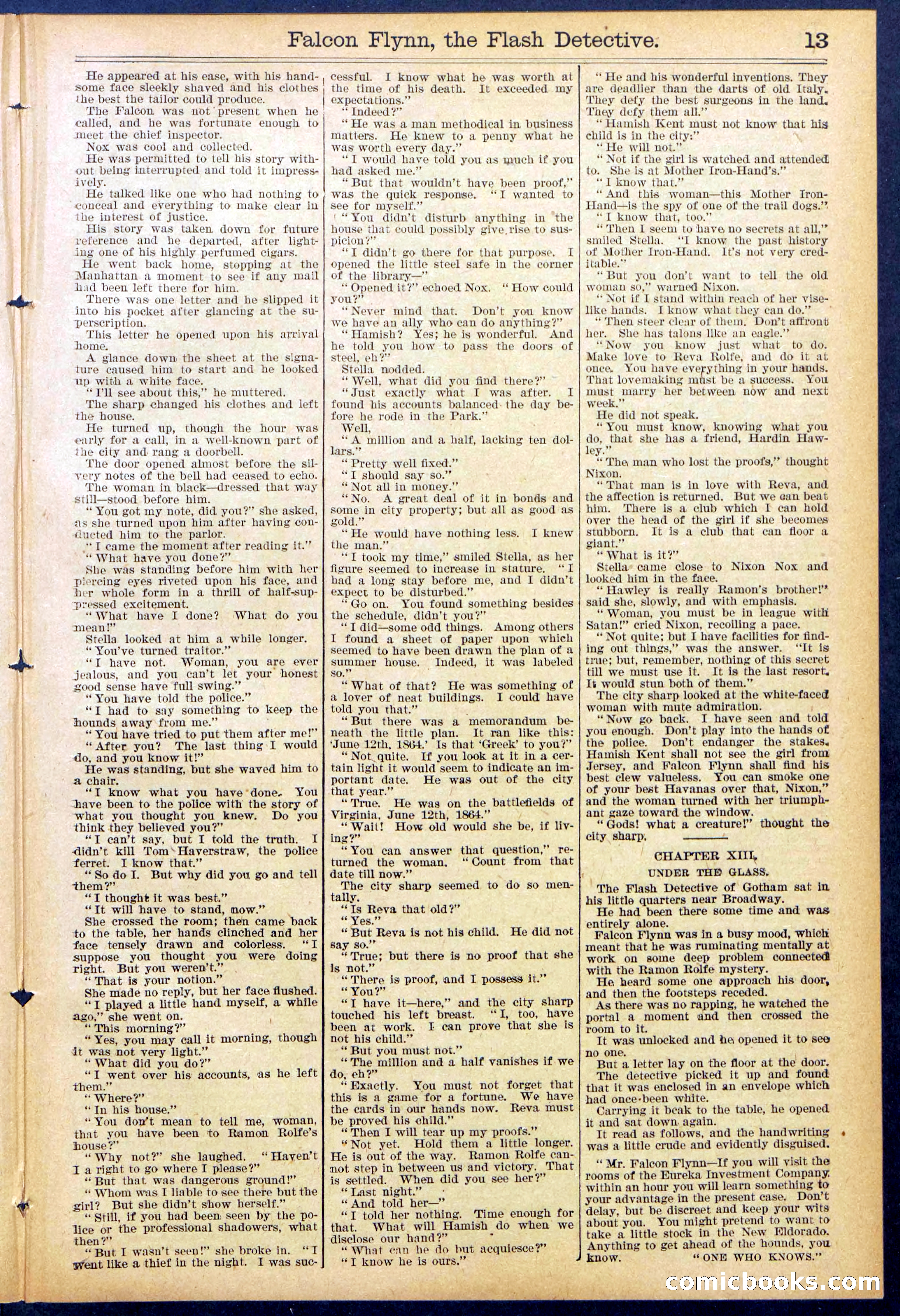 Beadle's Dime Library No. 879 — page 13 of 32