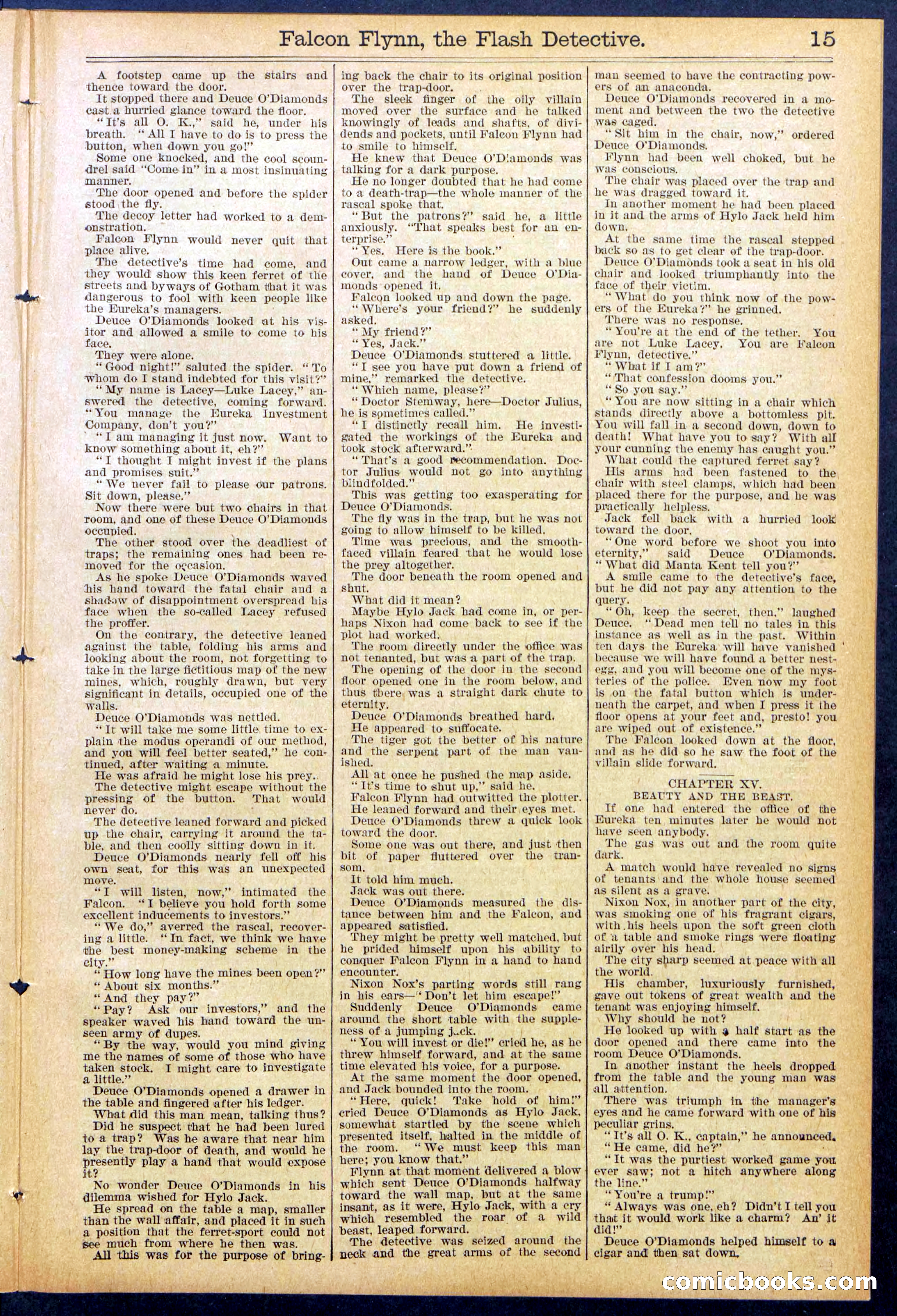 Beadle's Dime Library No. 879 — page 15 of 32