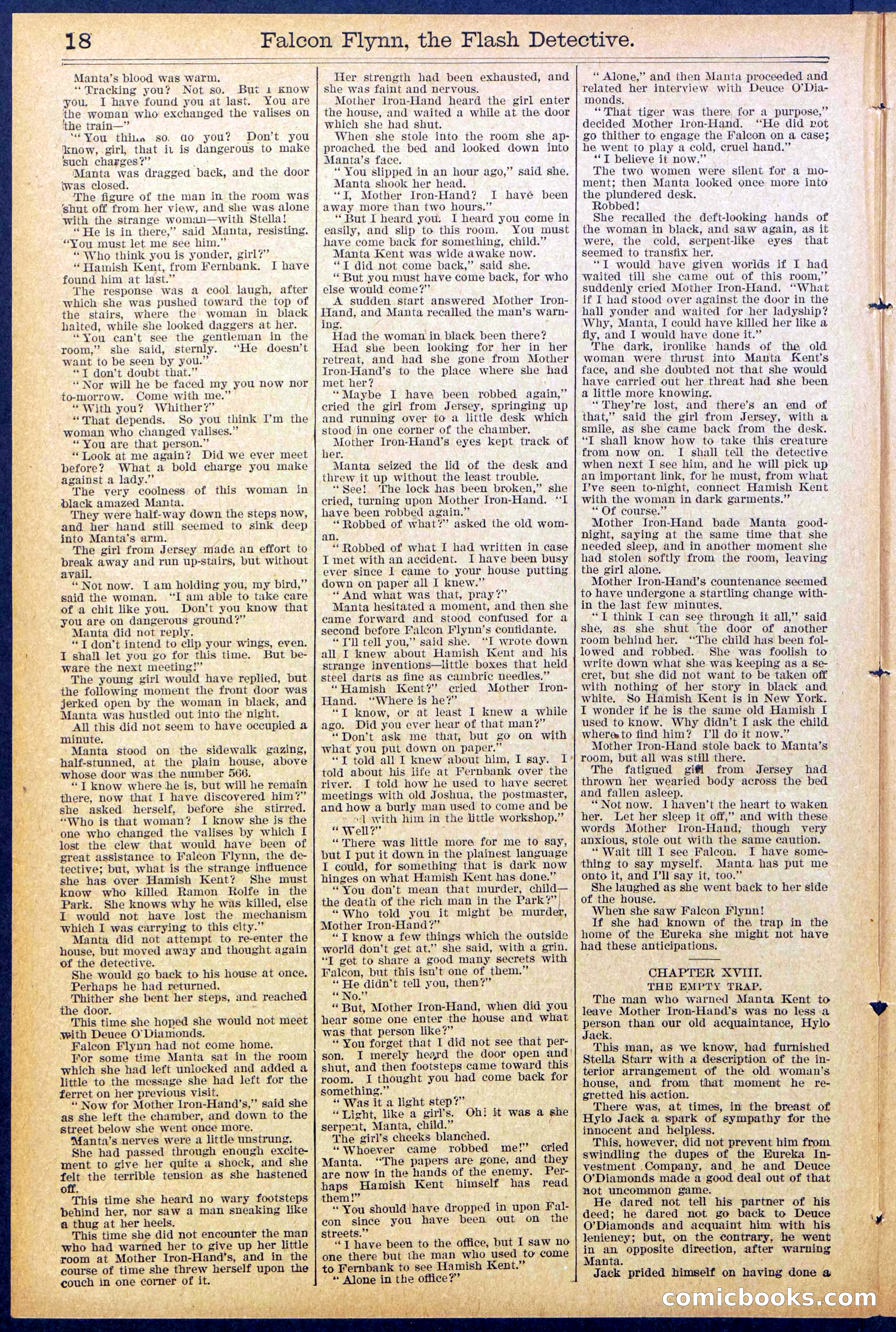Beadle's Dime Library No. 879 — page 18 of 32