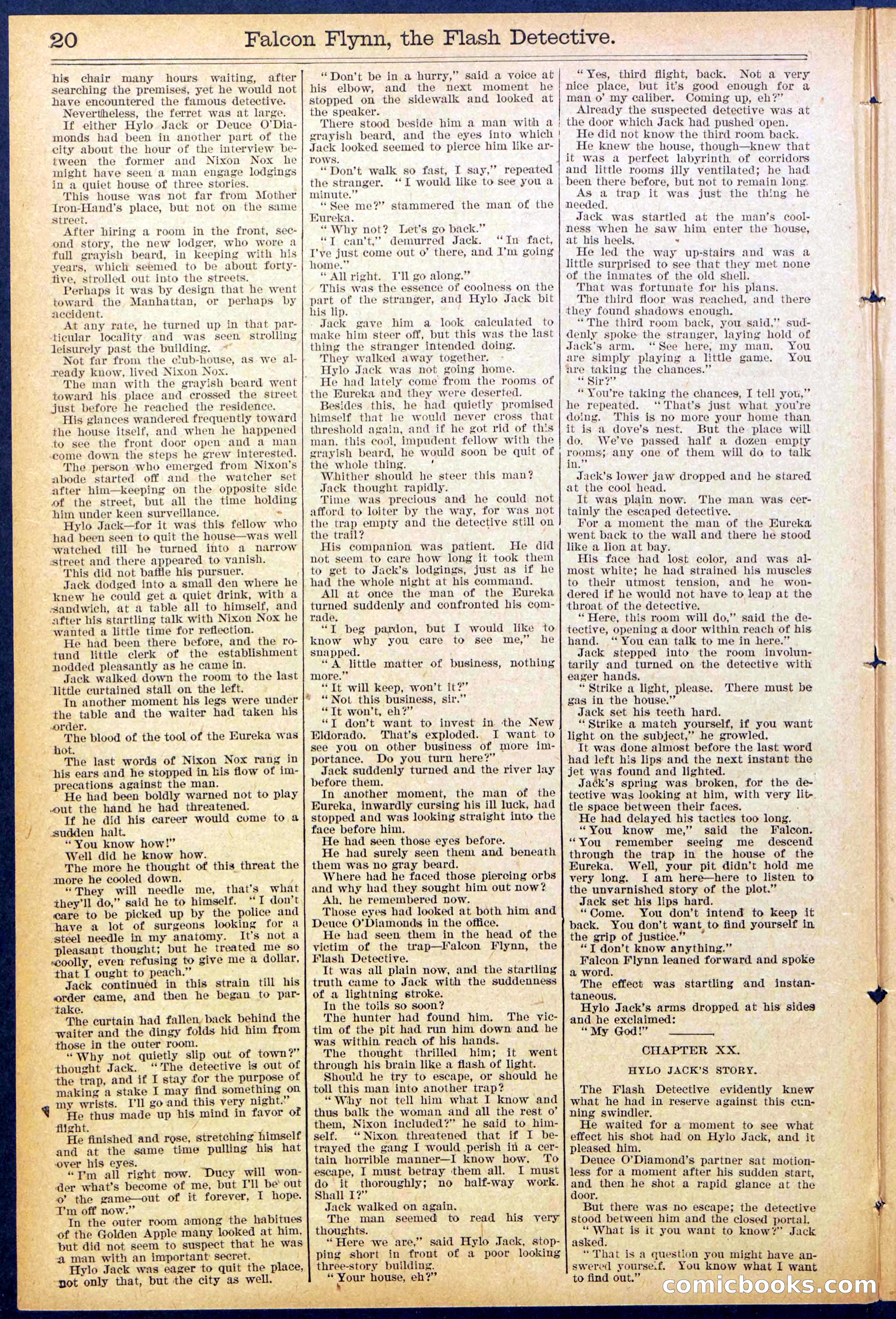 Beadle's Dime Library No. 879 — page 20 of 32