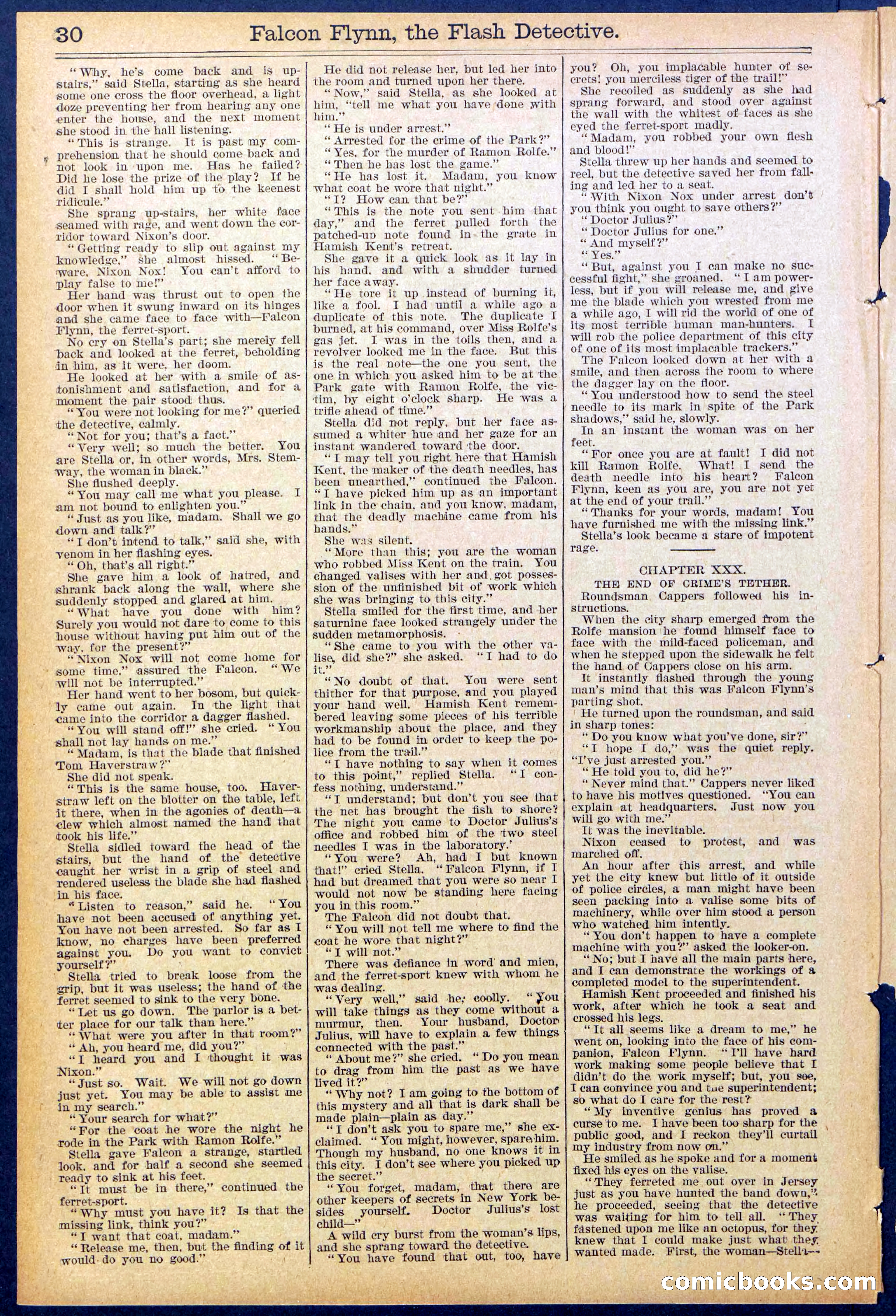 Beadle's Dime Library No. 879 — page 30 of 32