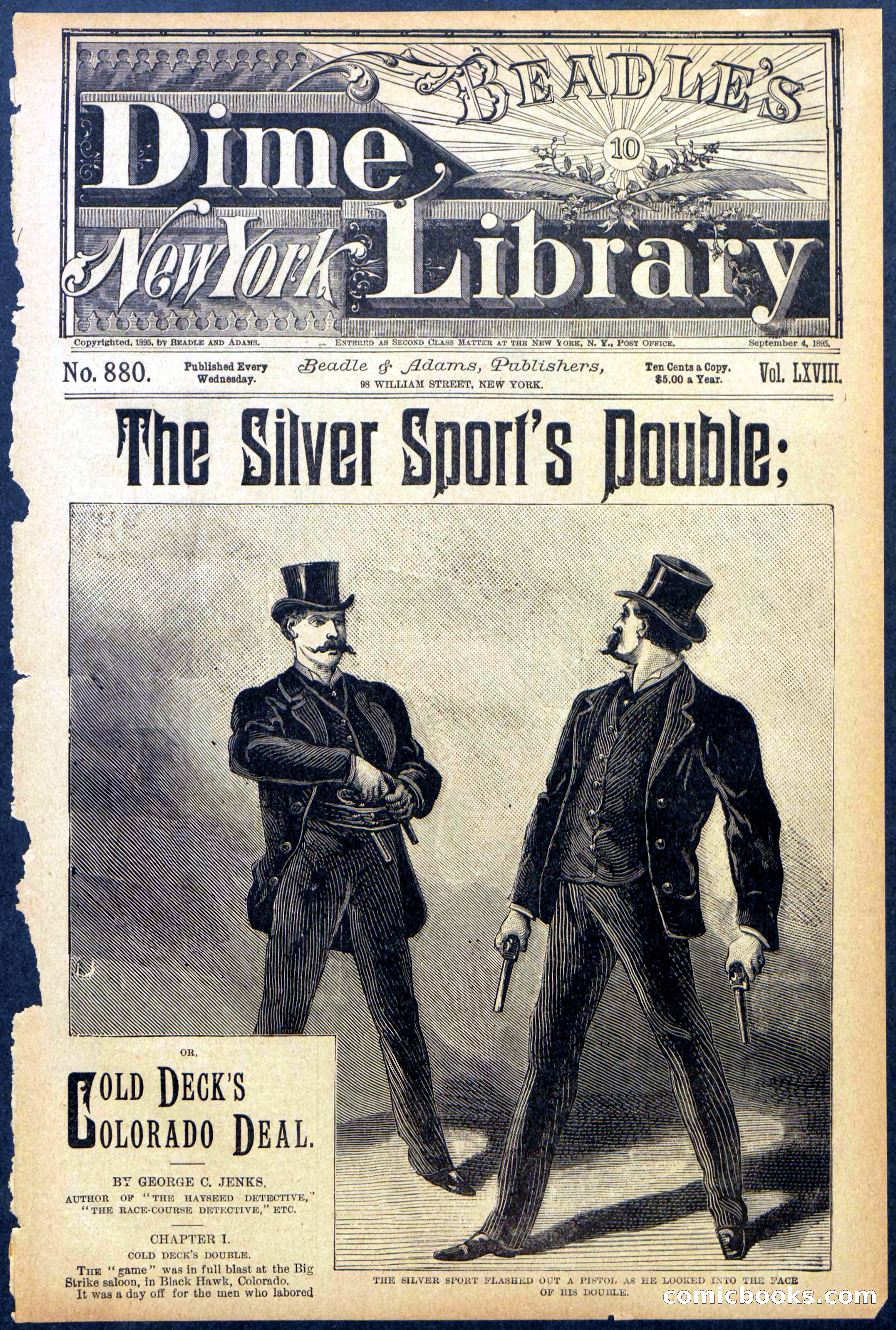 Beadle's New York Dime Library No. 880 — page 1 of 32