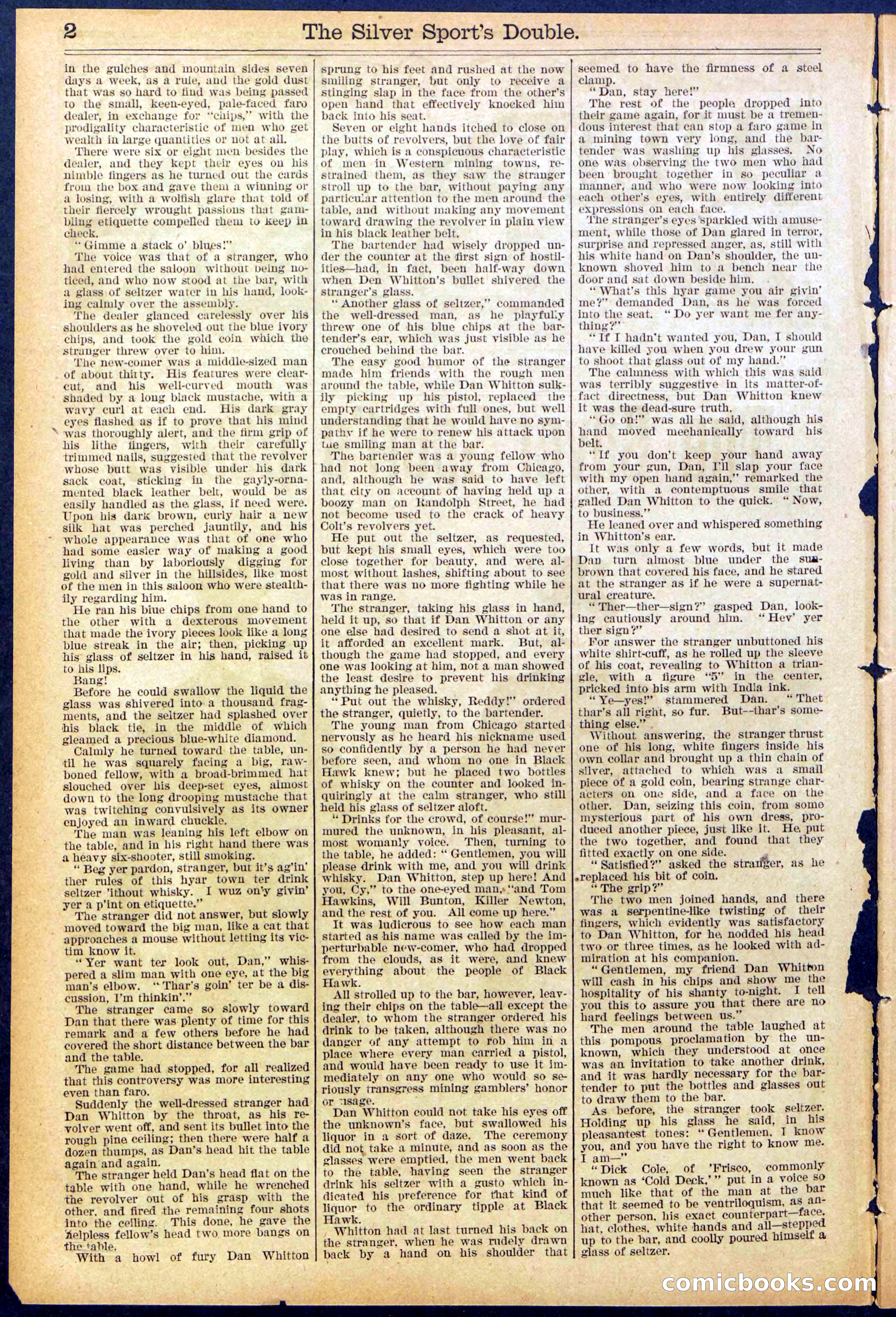 Beadle's New York Dime Library No. 880 — page 2 of 32