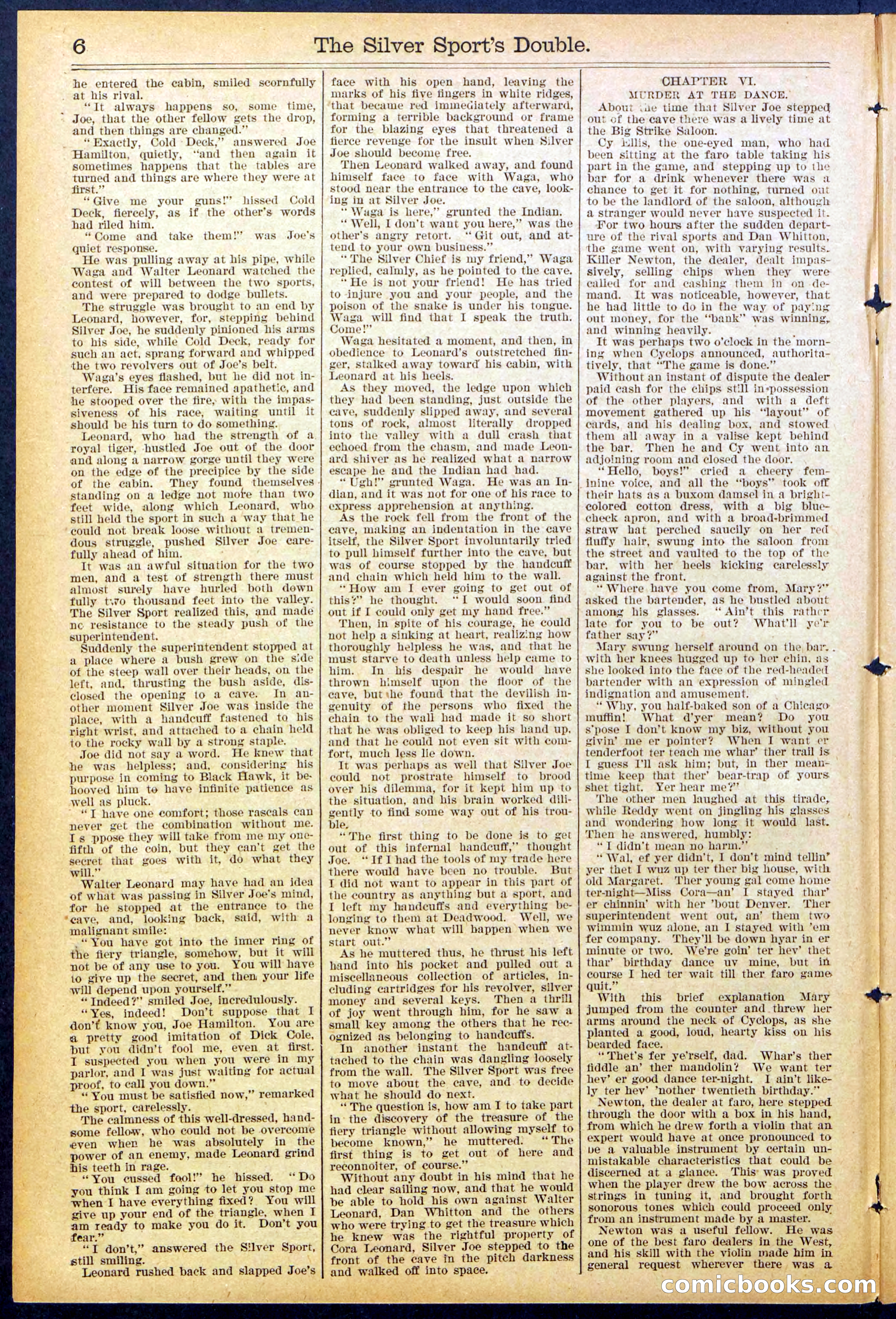 Beadle's New York Dime Library No. 880 — page 6 of 32