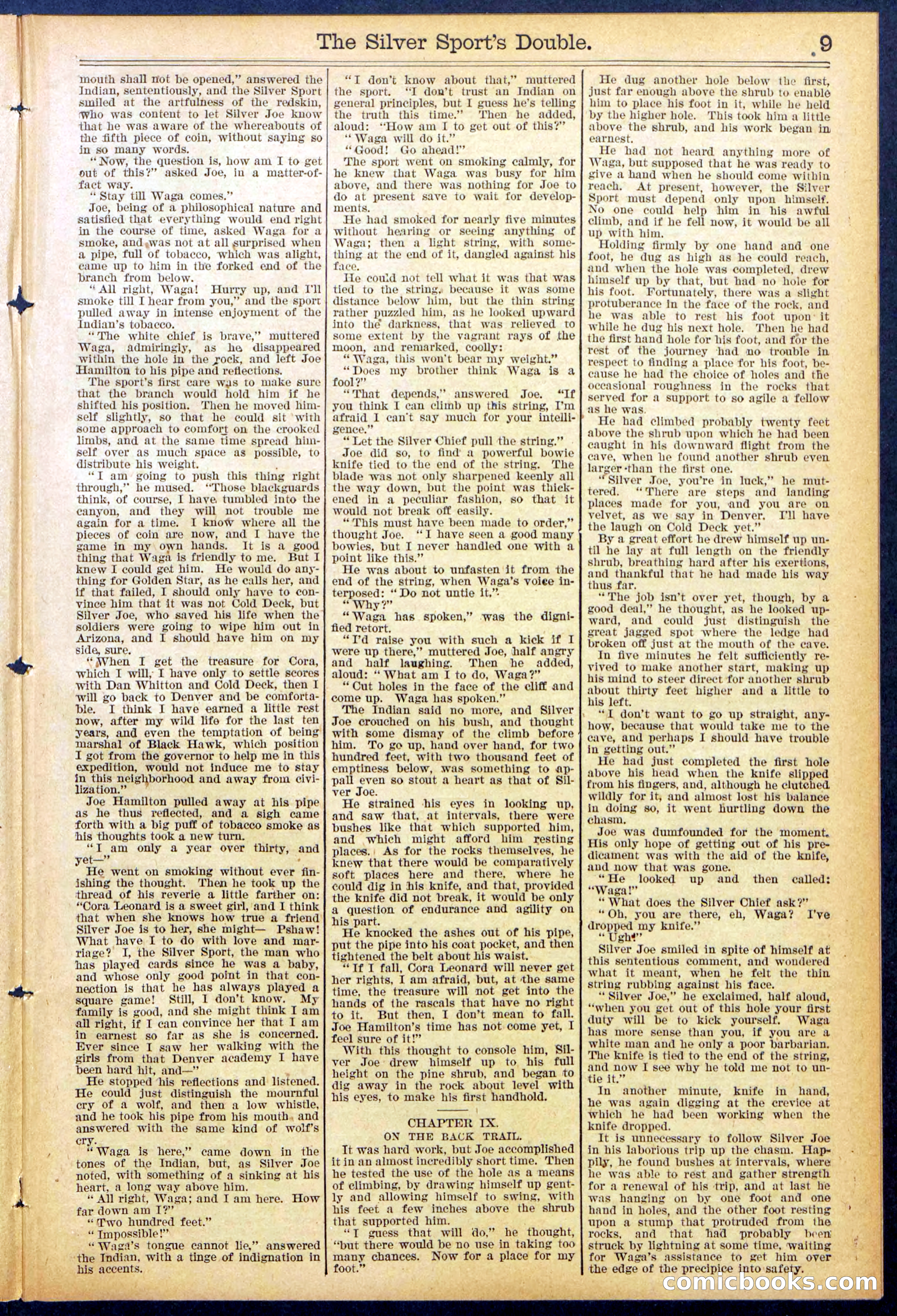 Beadle's New York Dime Library No. 880 — page 9 of 32