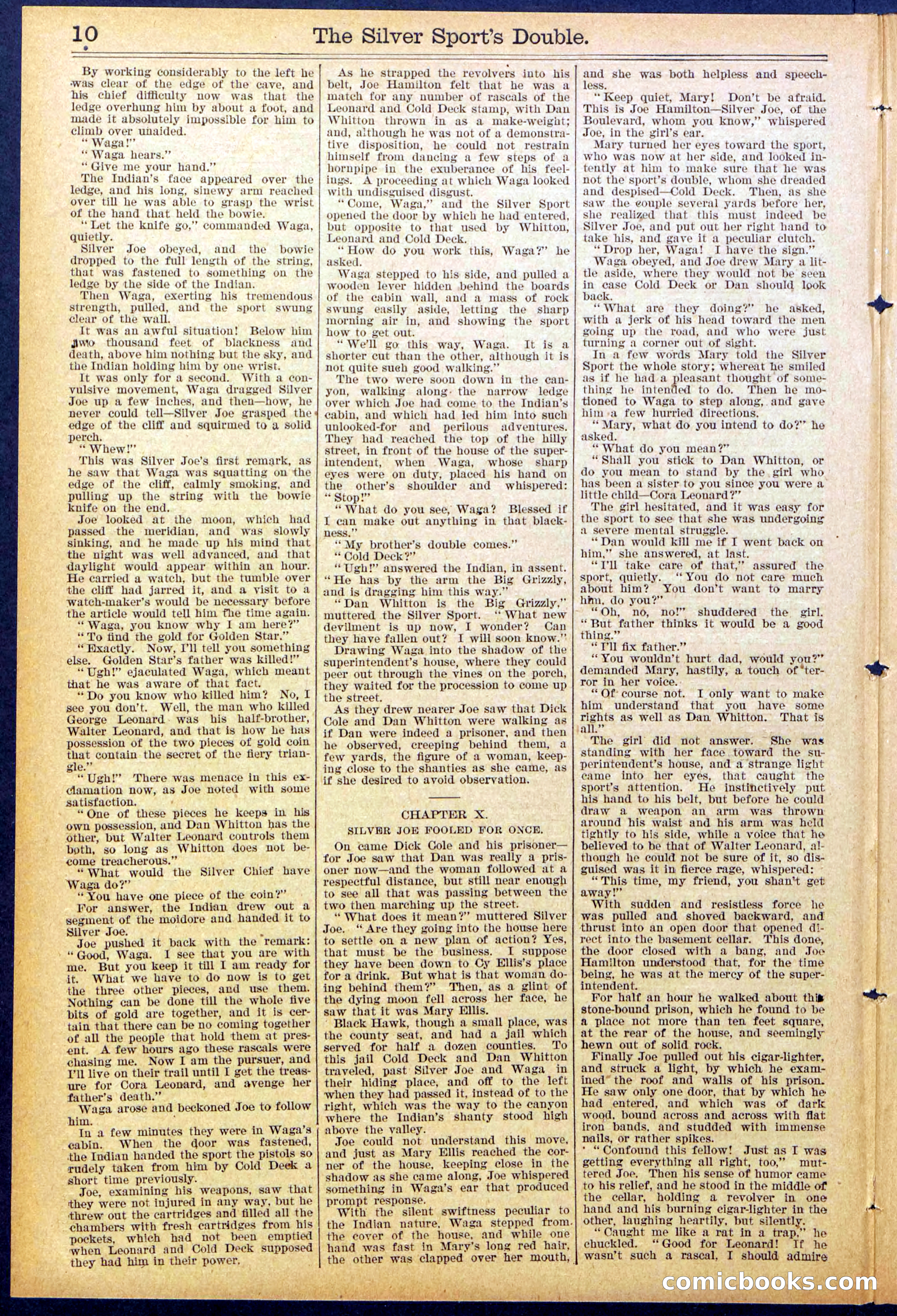 Beadle's New York Dime Library No. 880 — page 10 of 32