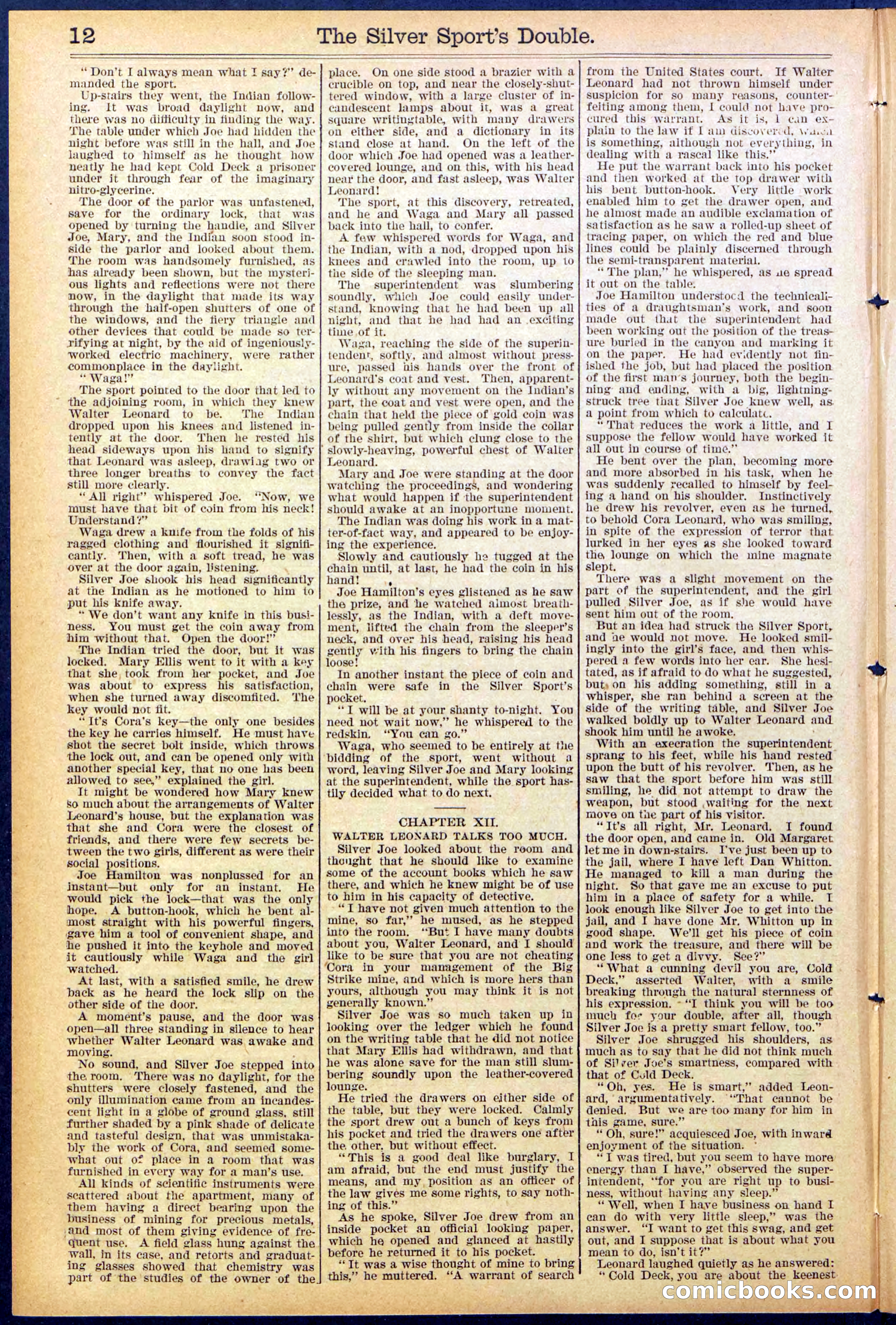 Beadle's New York Dime Library No. 880 — page 12 of 32