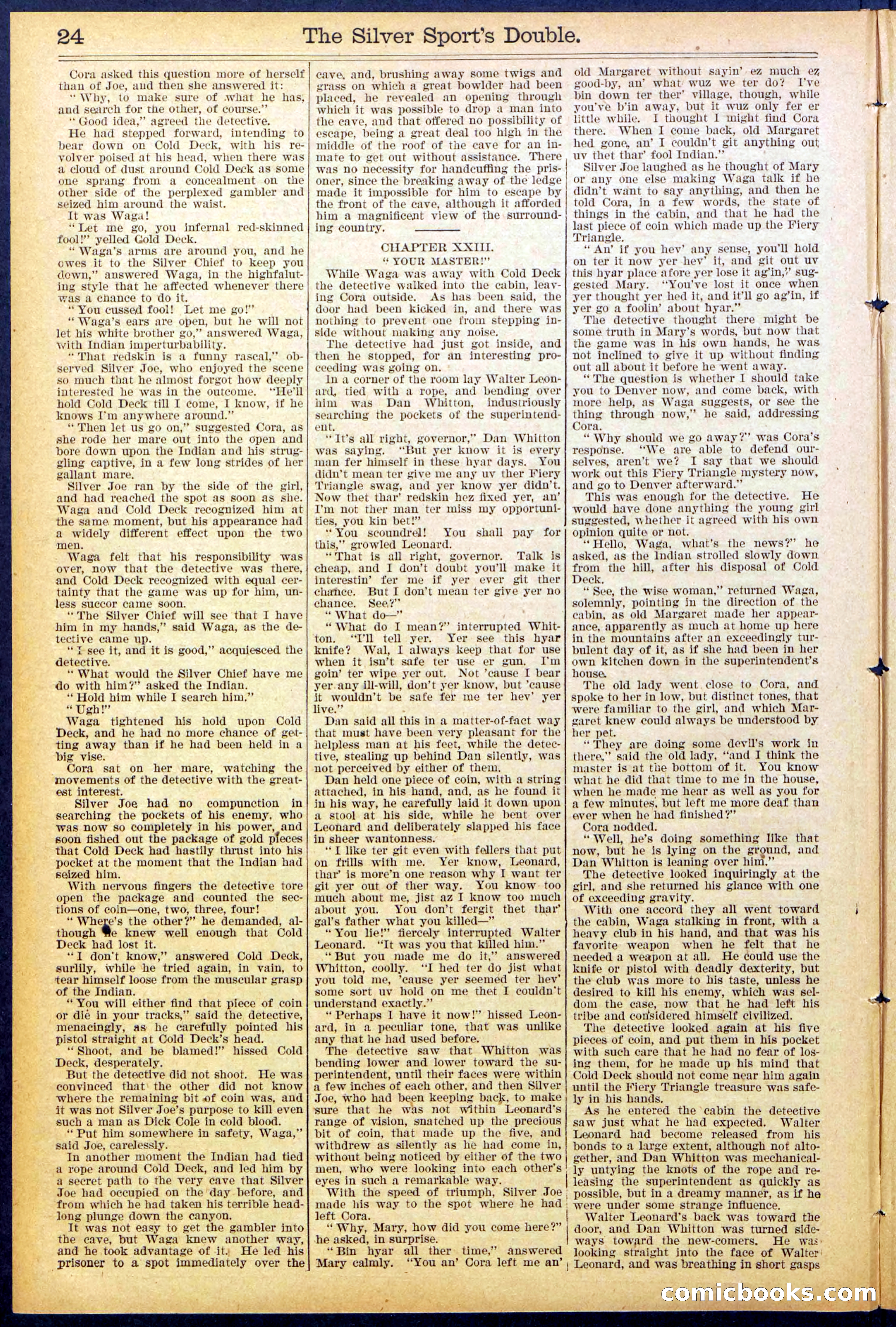 Beadle's New York Dime Library No. 880 — page 24 of 32