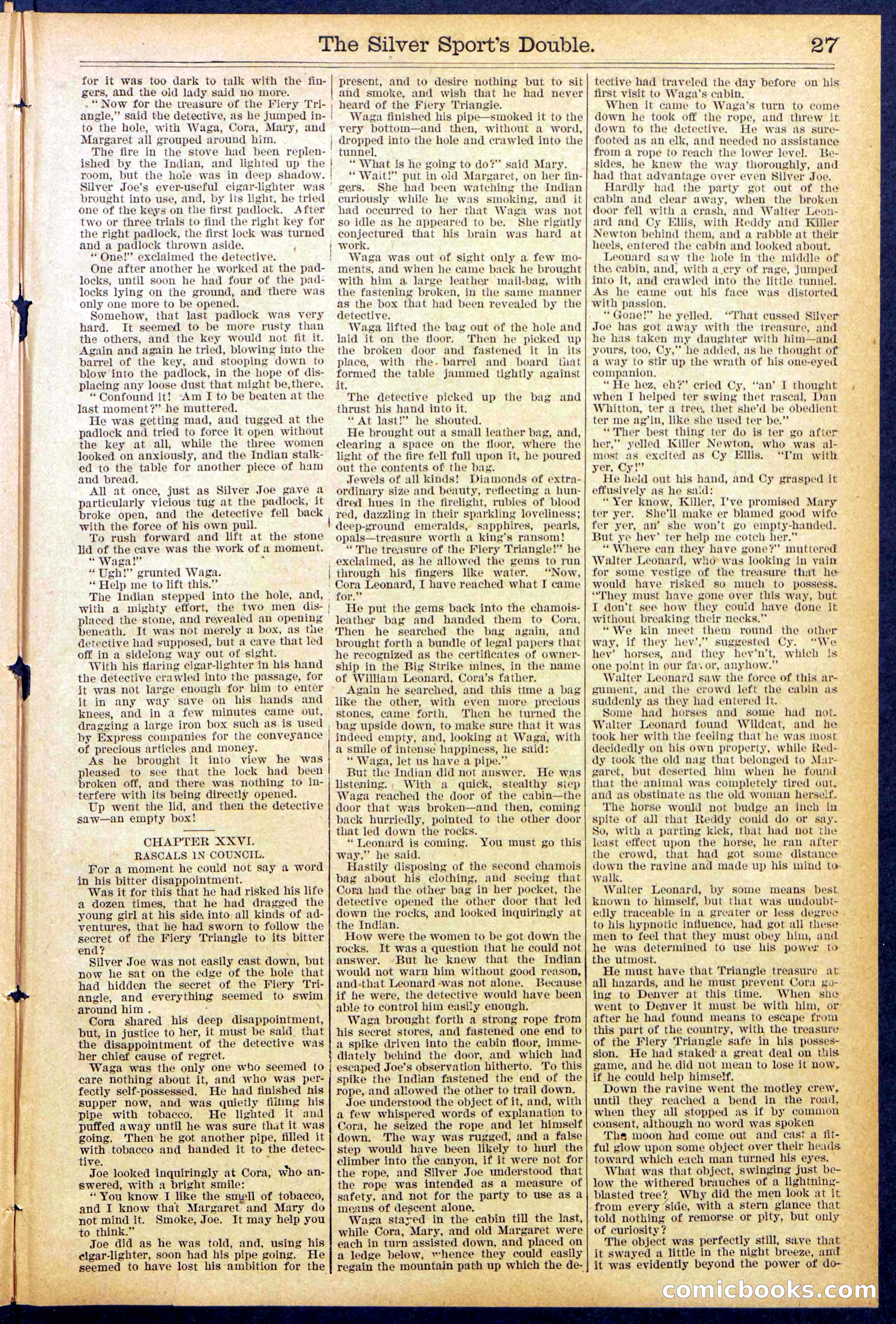 Beadle's New York Dime Library No. 880 — page 27 of 32