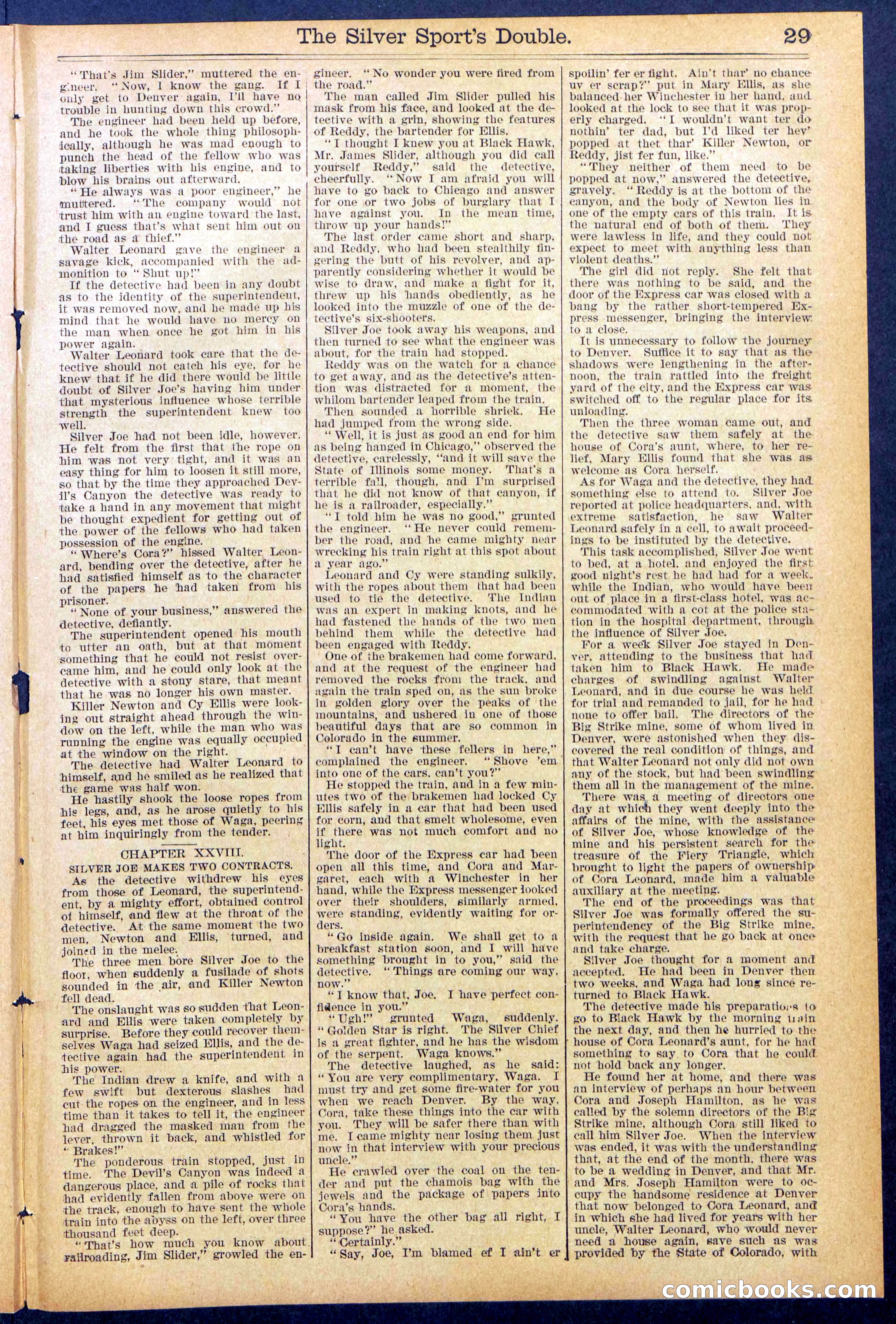 Beadle's New York Dime Library No. 880 — page 29 of 32