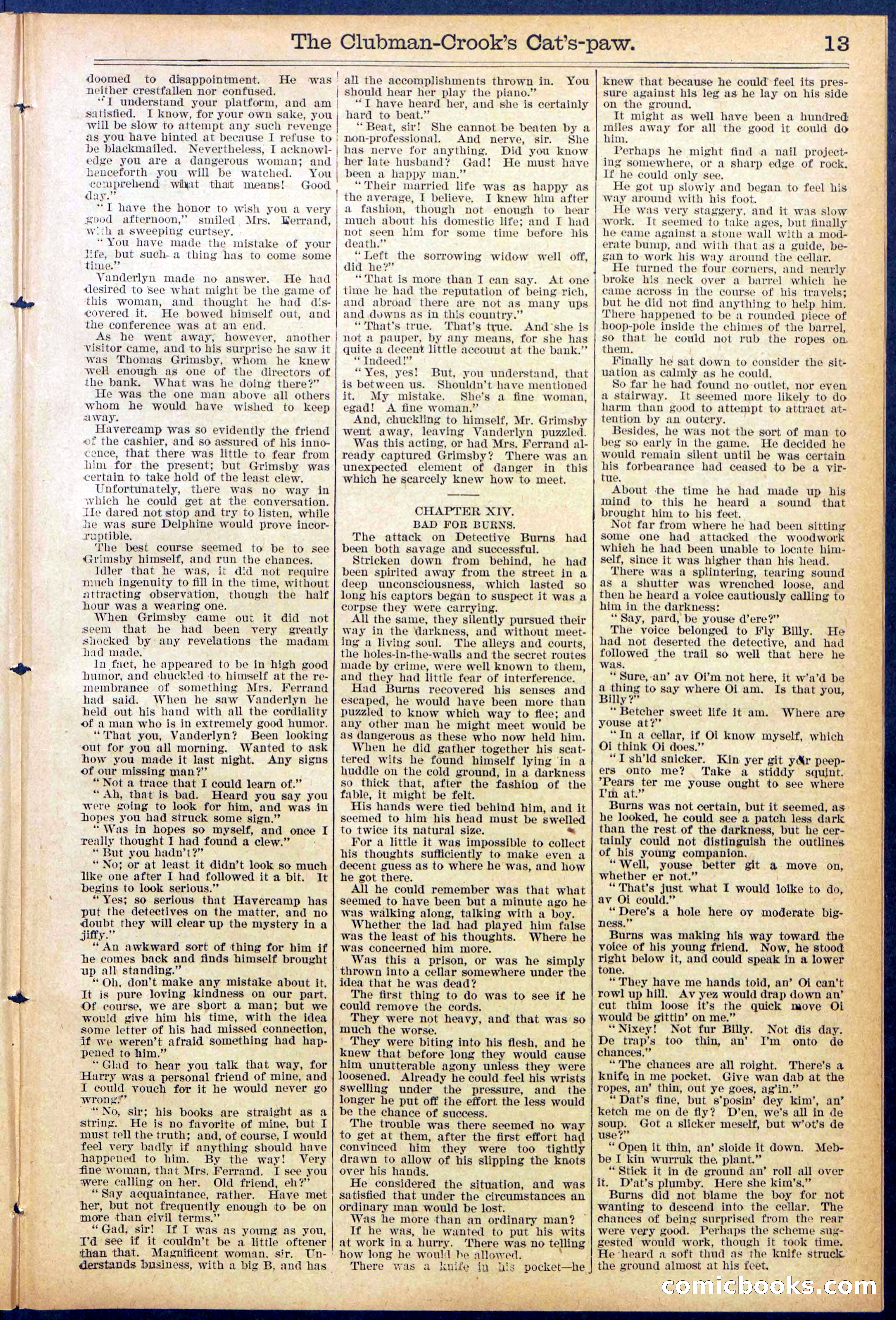 Beadle's New York Dime Library, No. 881 — page 13 of 32
