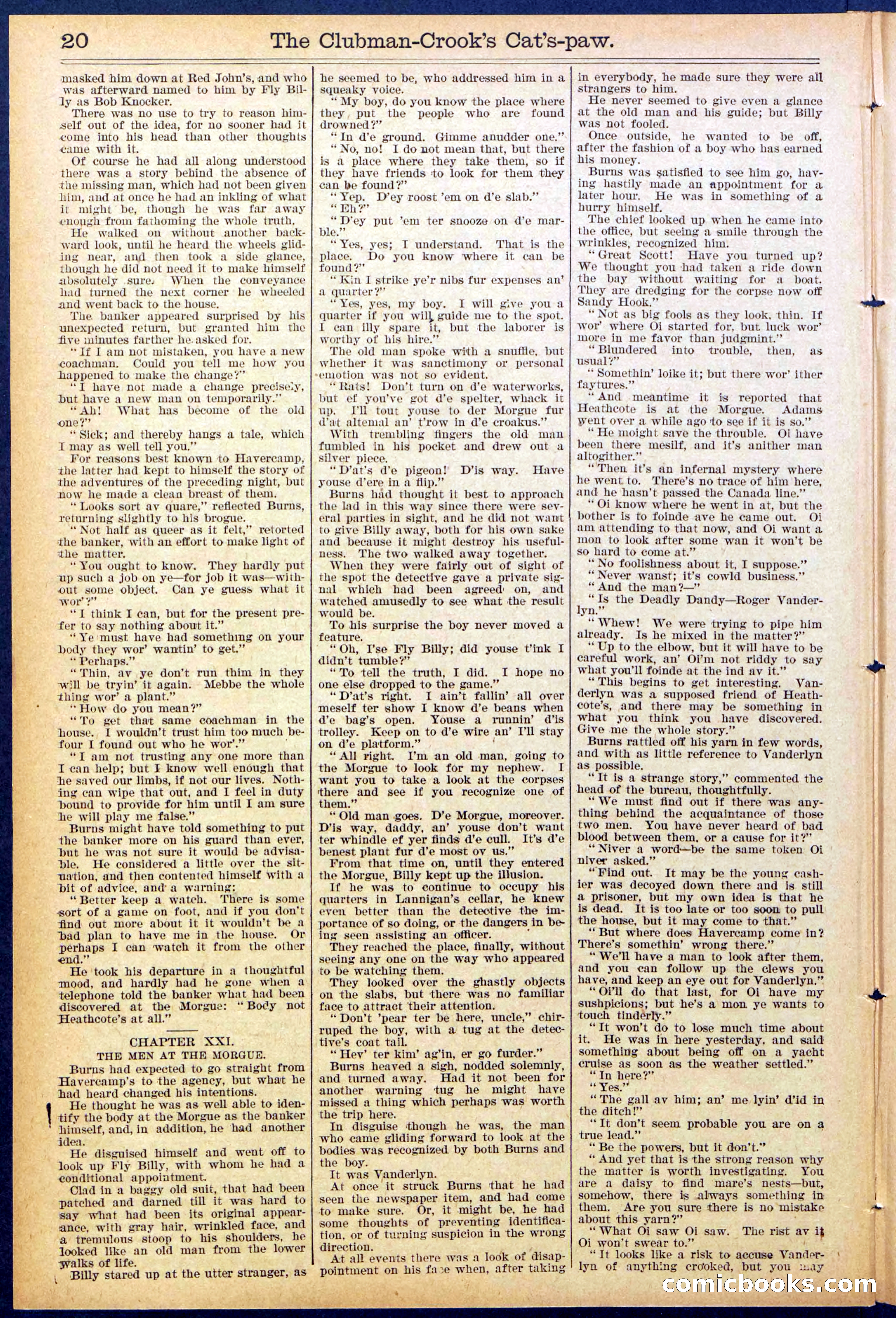 Beadle's New York Dime Library, No. 881 — page 20 of 32