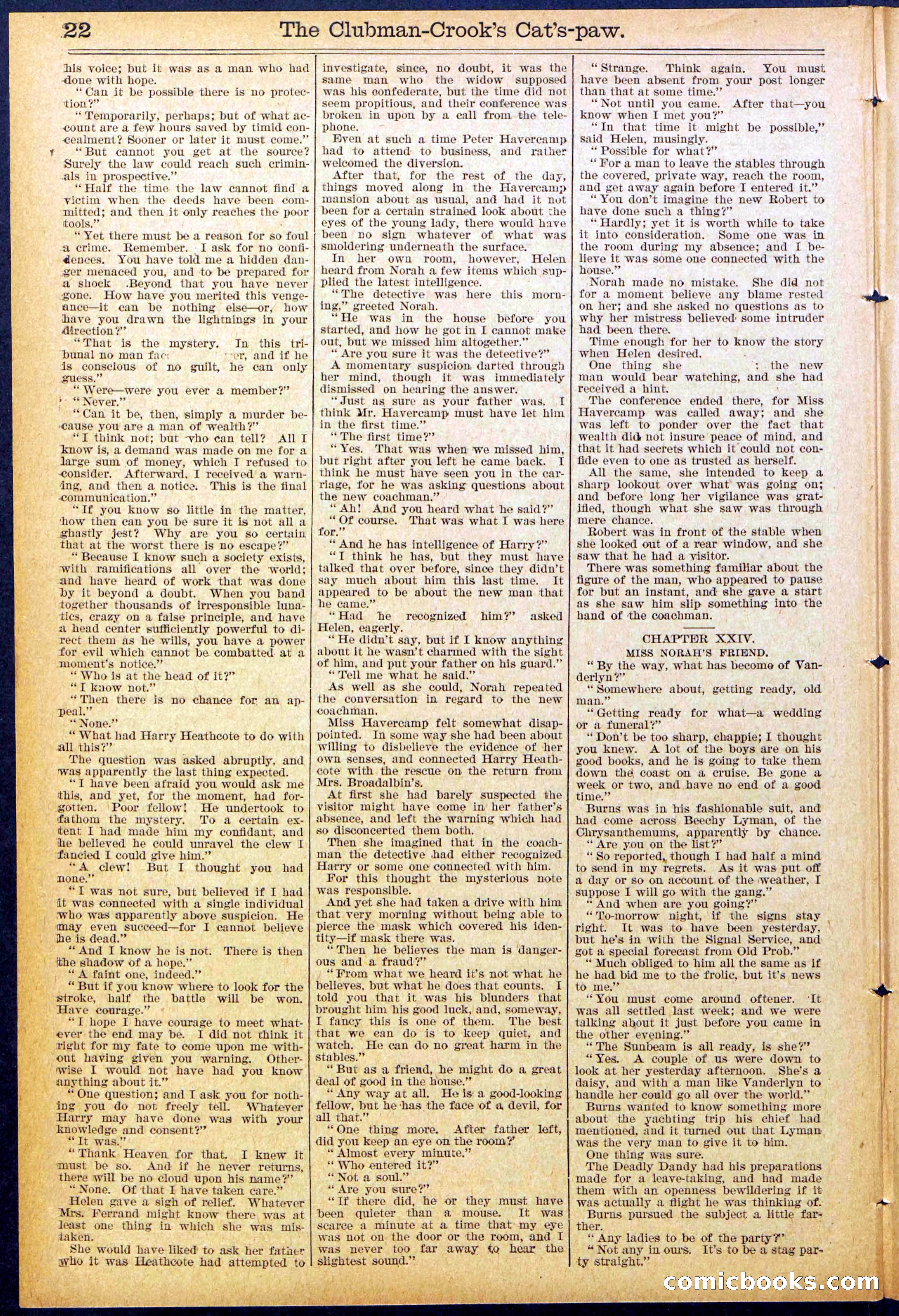 Beadle's New York Dime Library, No. 881 — page 22 of 32