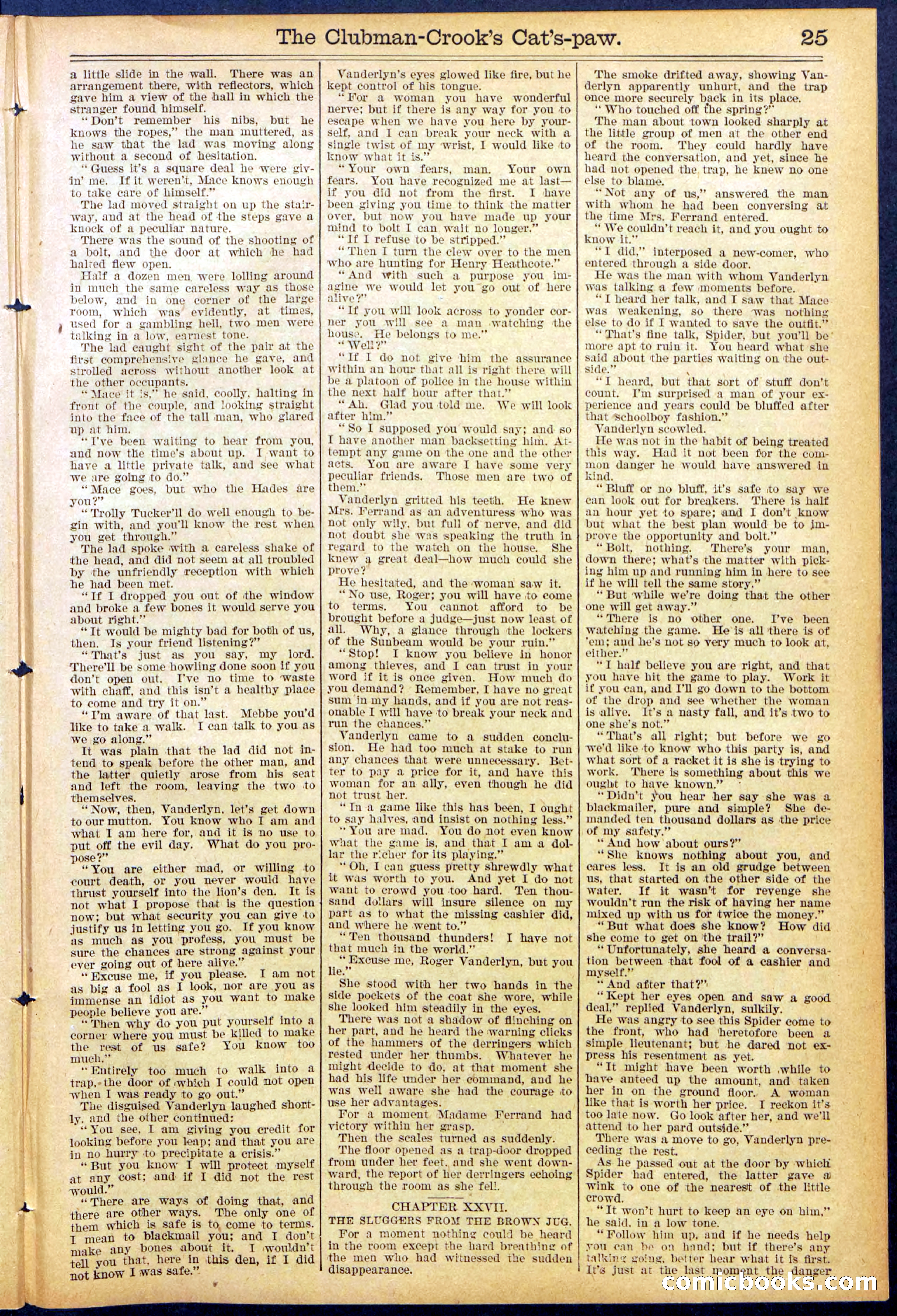 Beadle's New York Dime Library, No. 881 — page 25 of 32