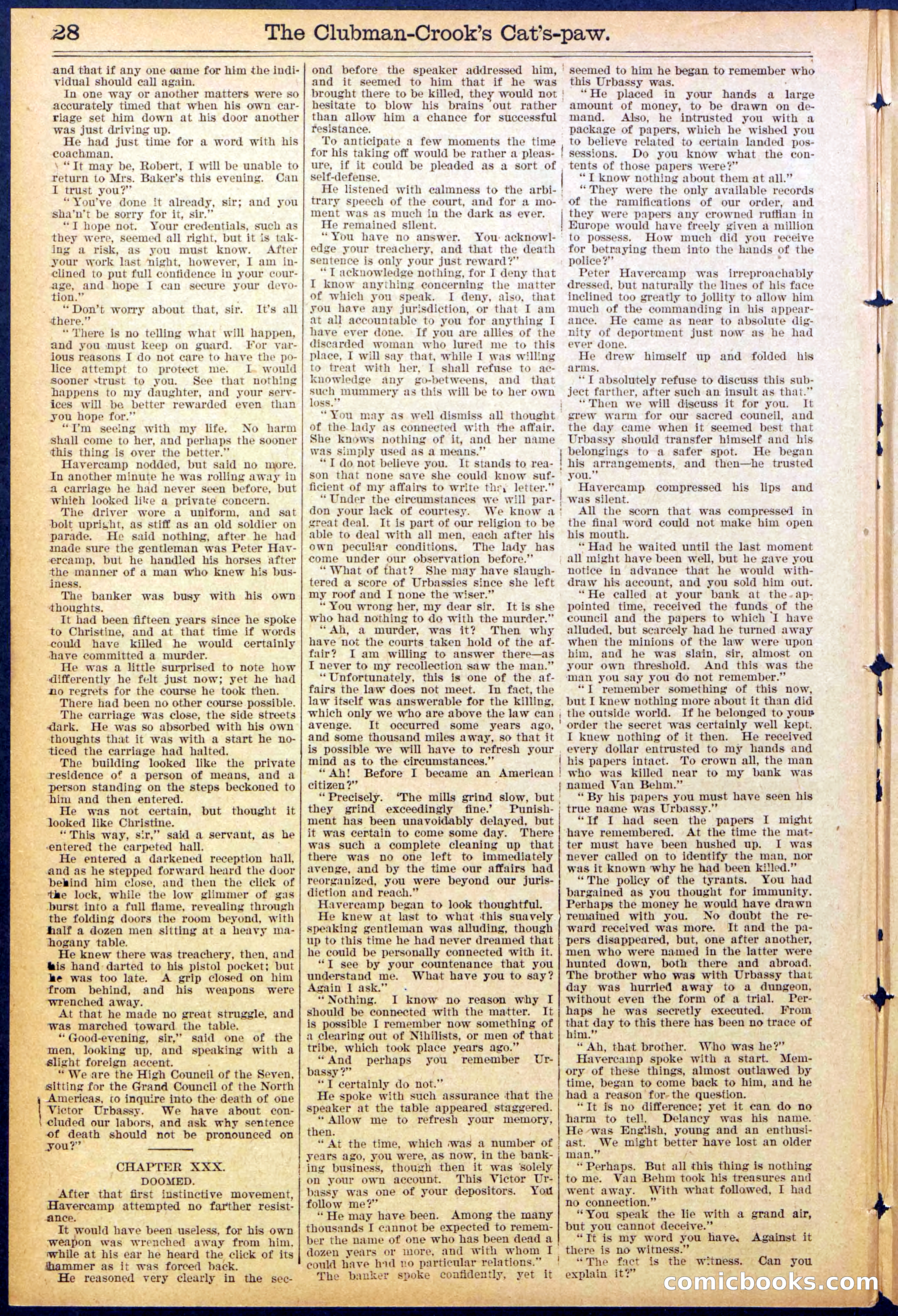 Beadle's New York Dime Library, No. 881 — page 28 of 32