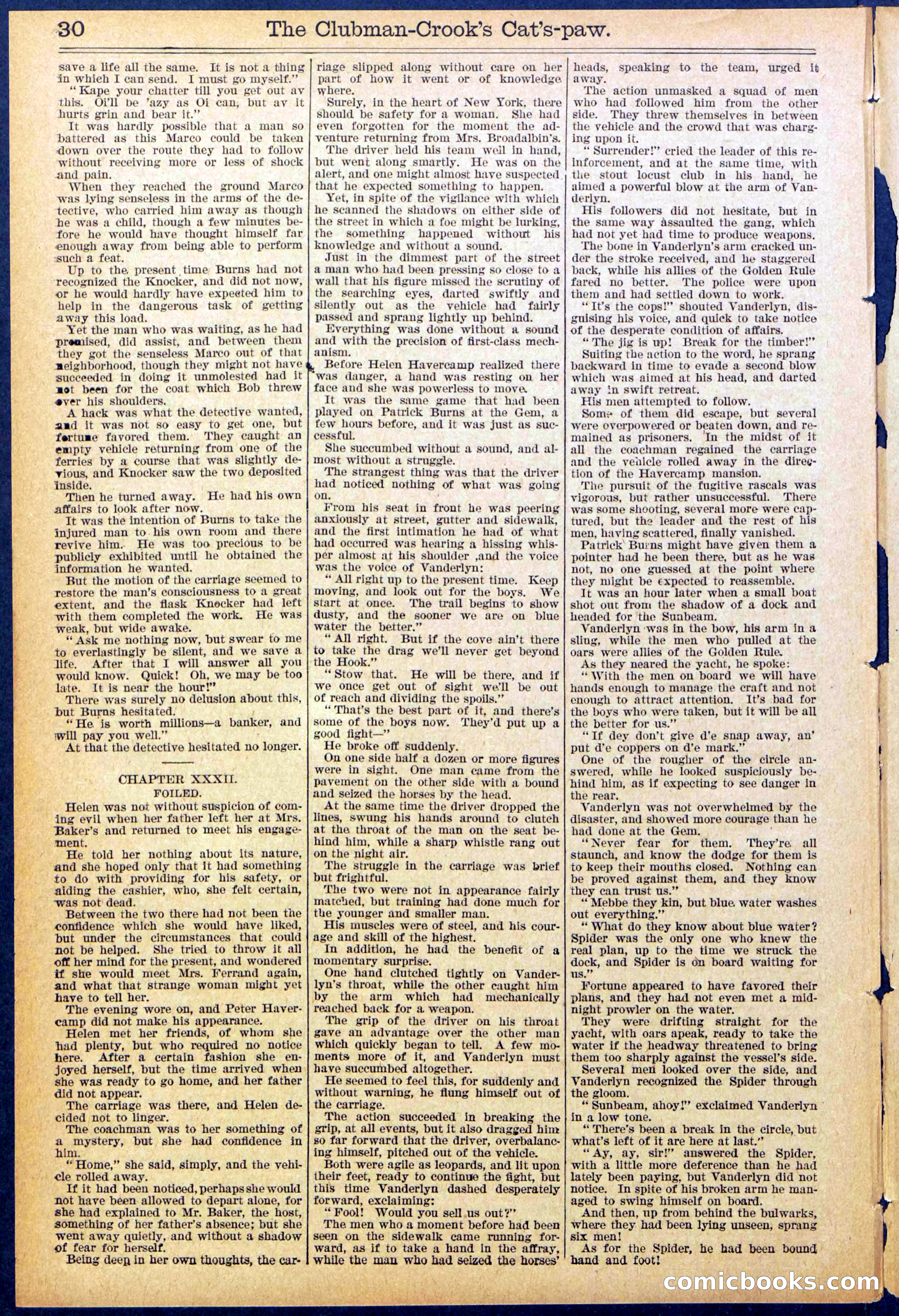 Beadle's New York Dime Library, No. 881 — page 30 of 32