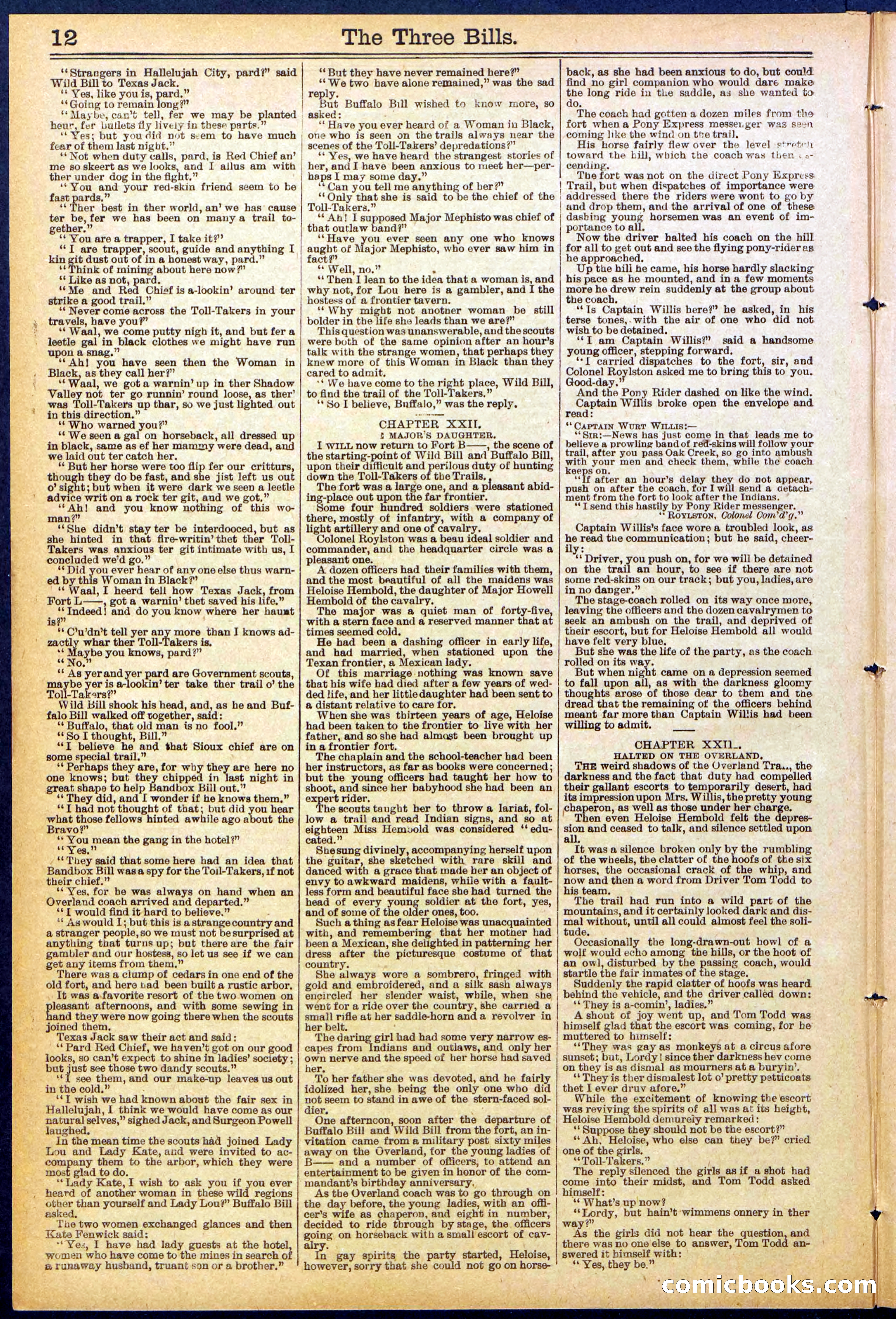 Beadle's New York Dime Library, No. 882 — page 12 of 32
