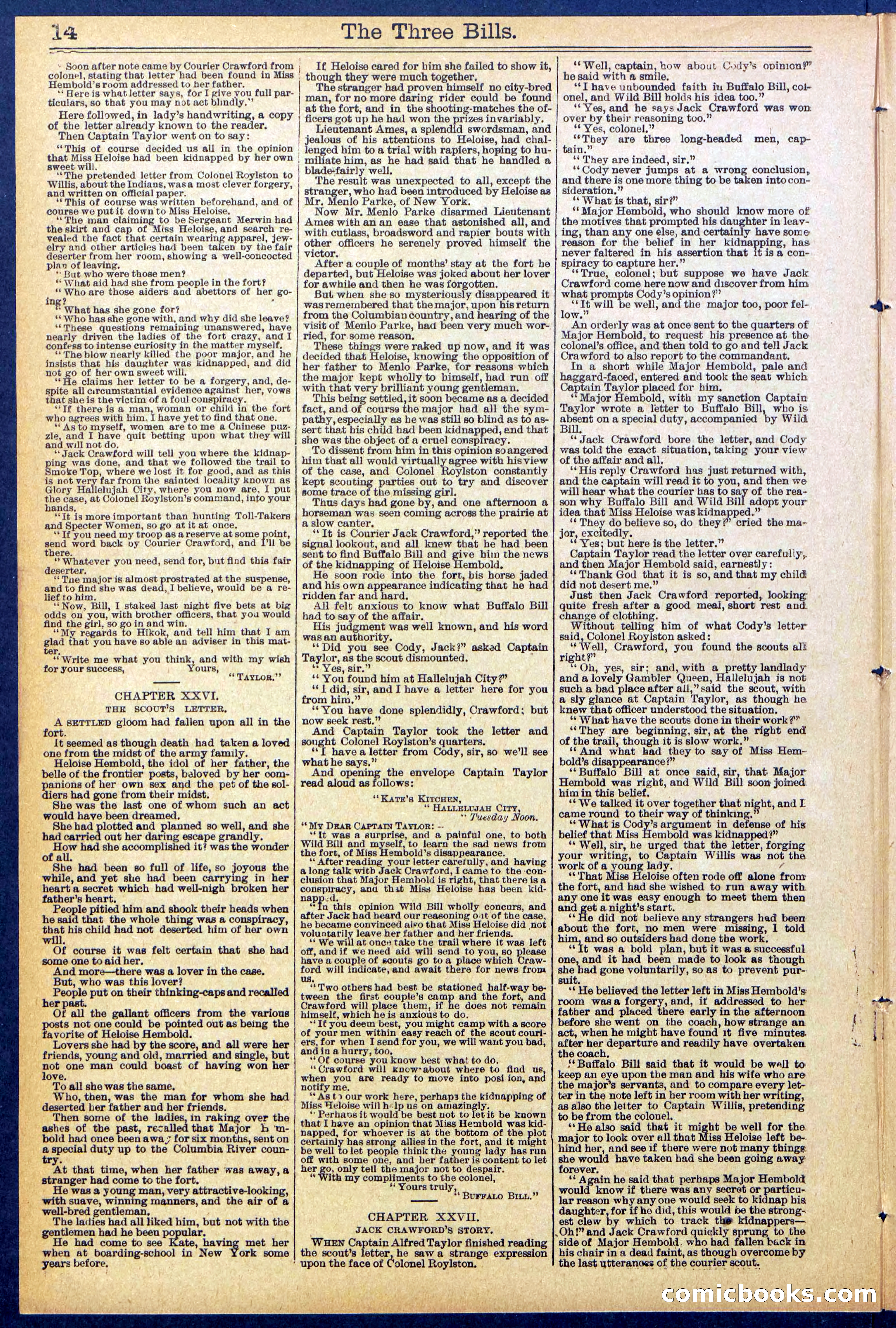 Beadle's New York Dime Library, No. 882 — page 14 of 32