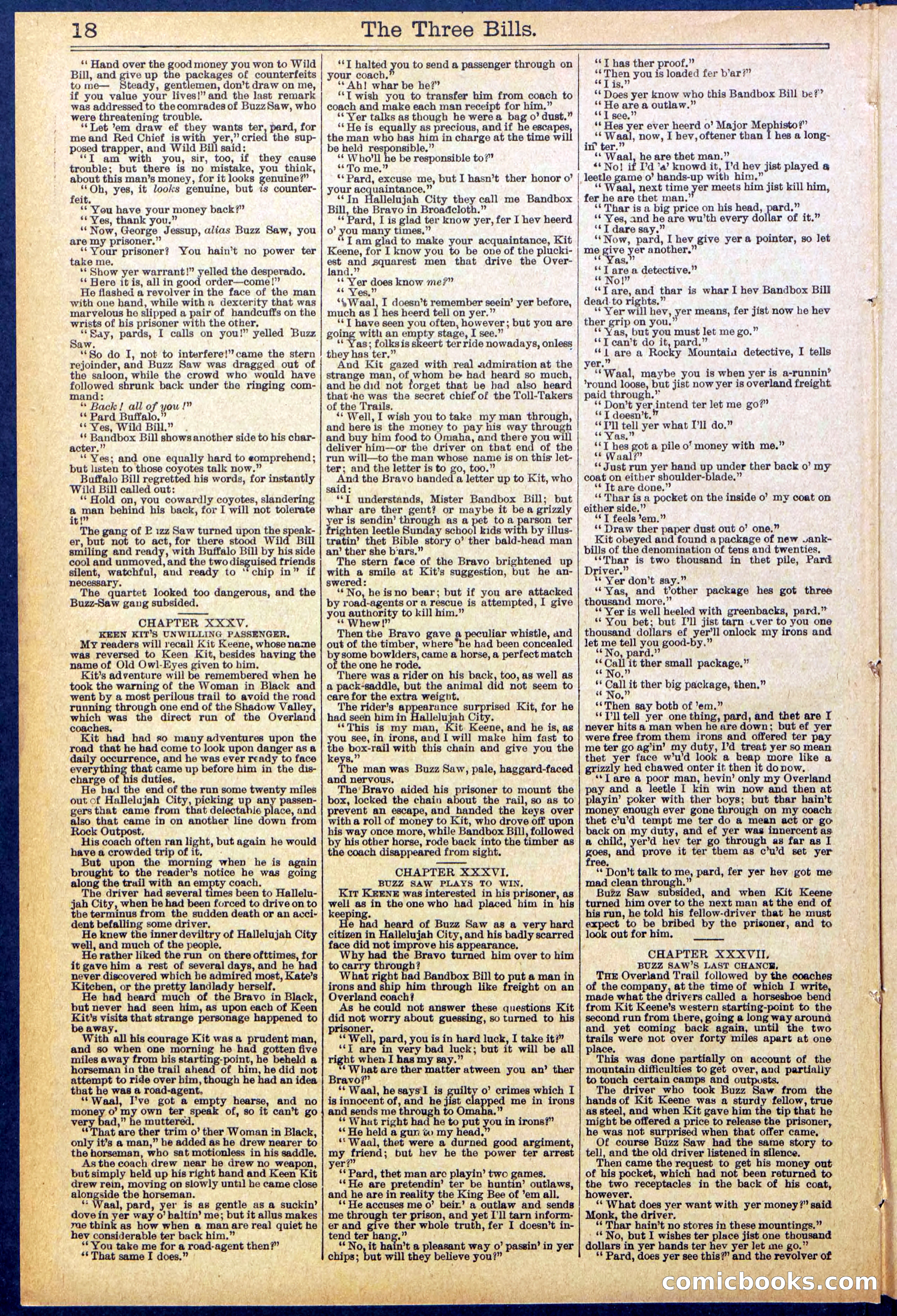 Beadle's New York Dime Library, No. 882 — page 18 of 32