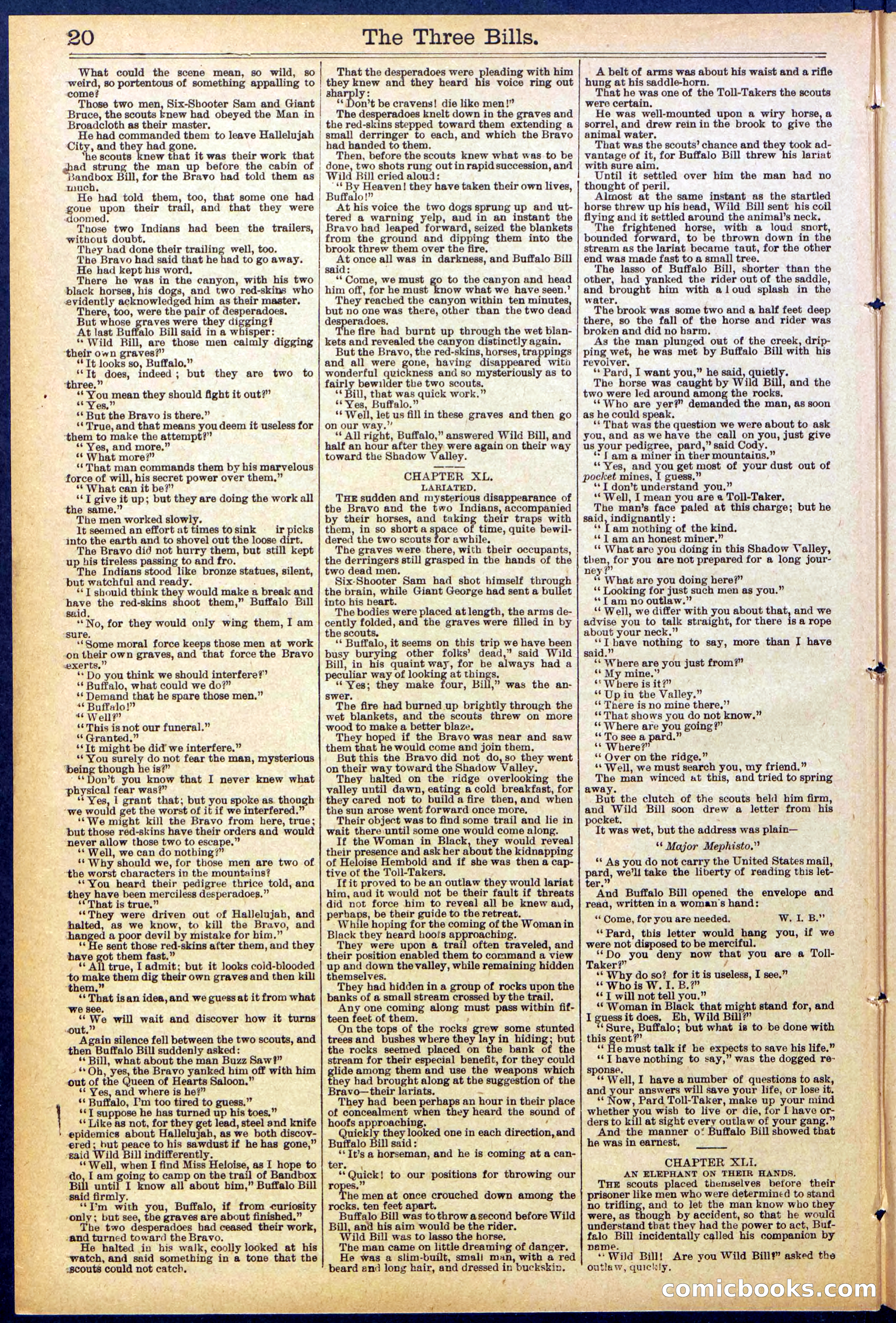 Beadle's New York Dime Library, No. 882 — page 20 of 32