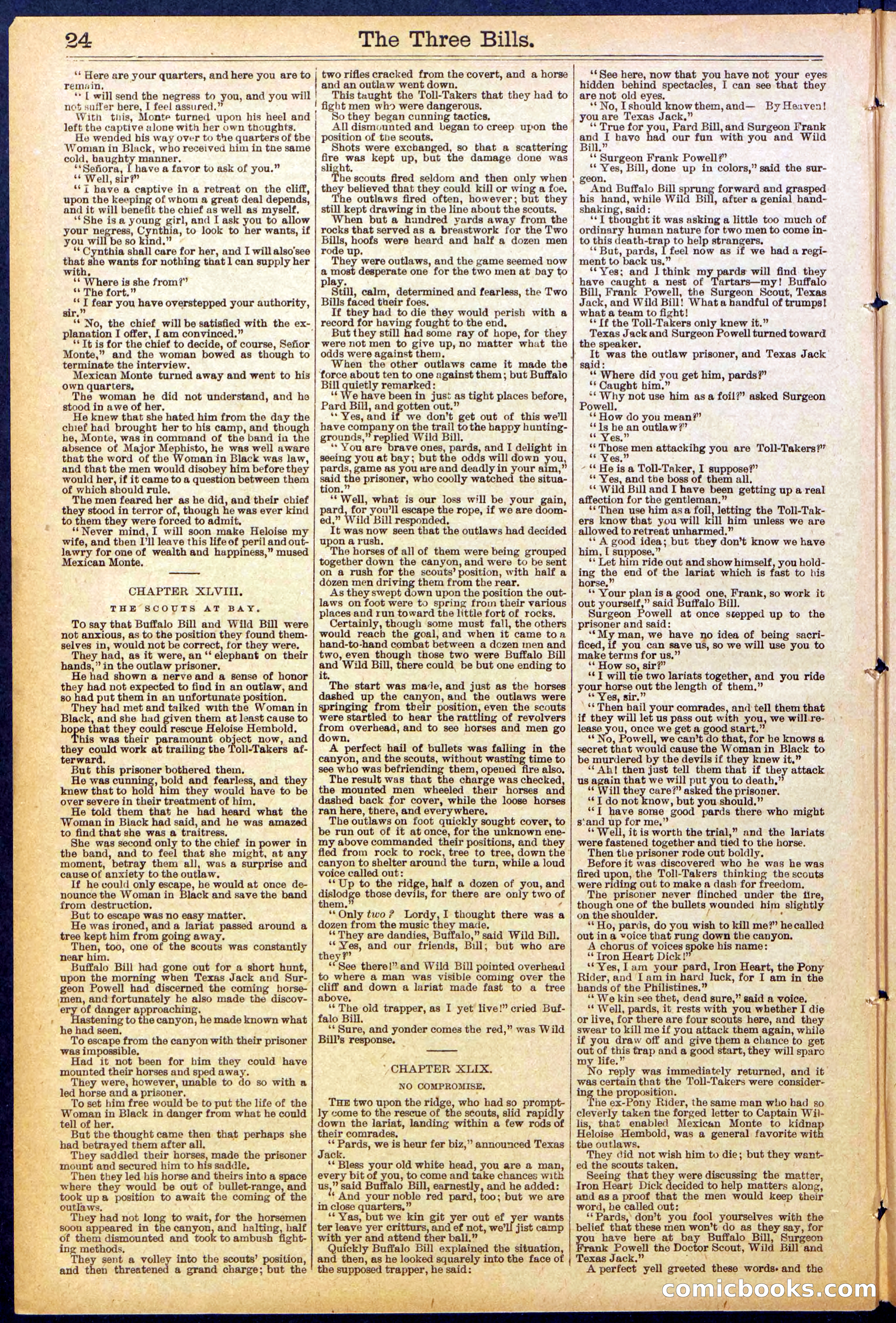 Beadle's New York Dime Library, No. 882 — page 24 of 32