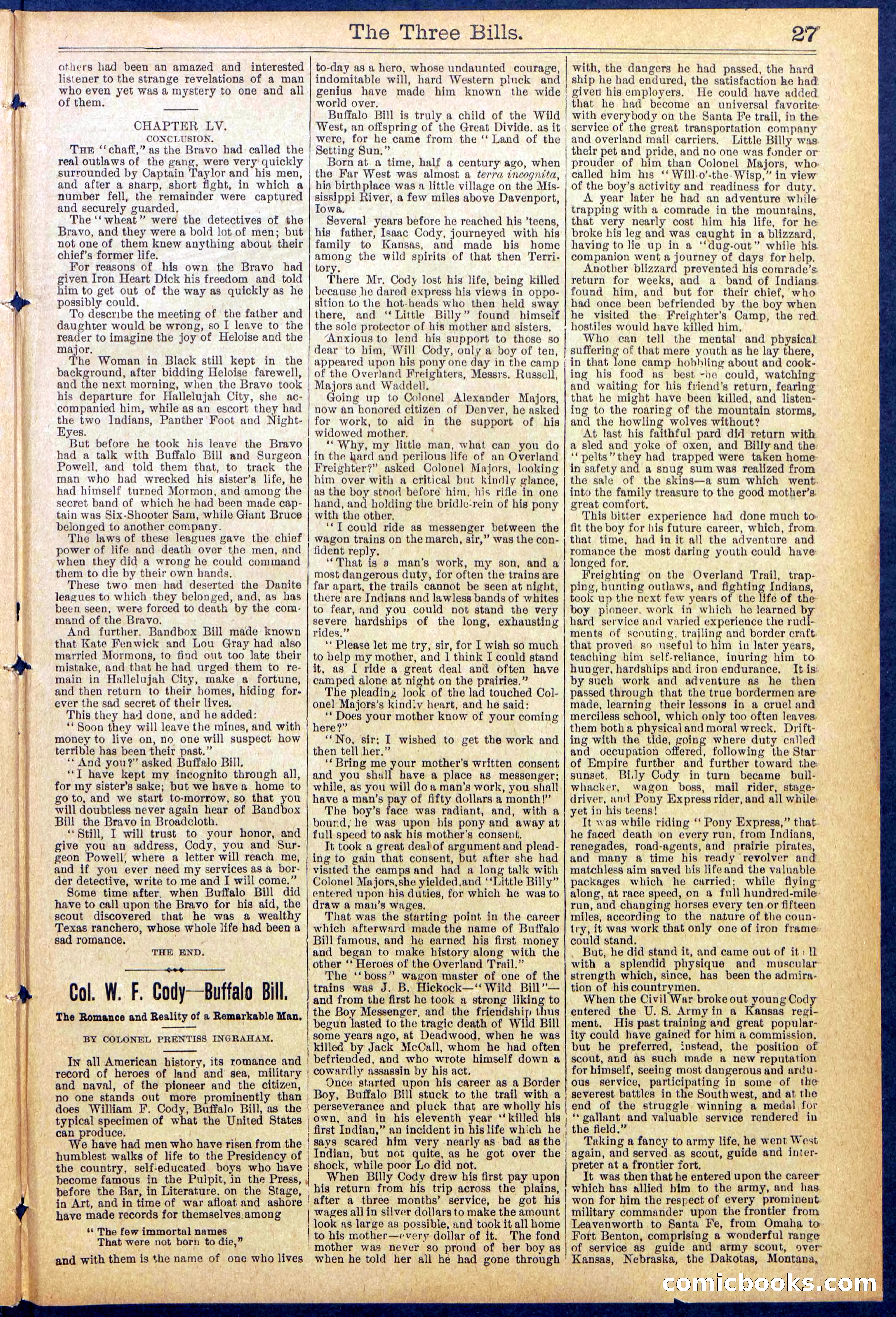 Beadle's New York Dime Library, No. 882 — page 27 of 32