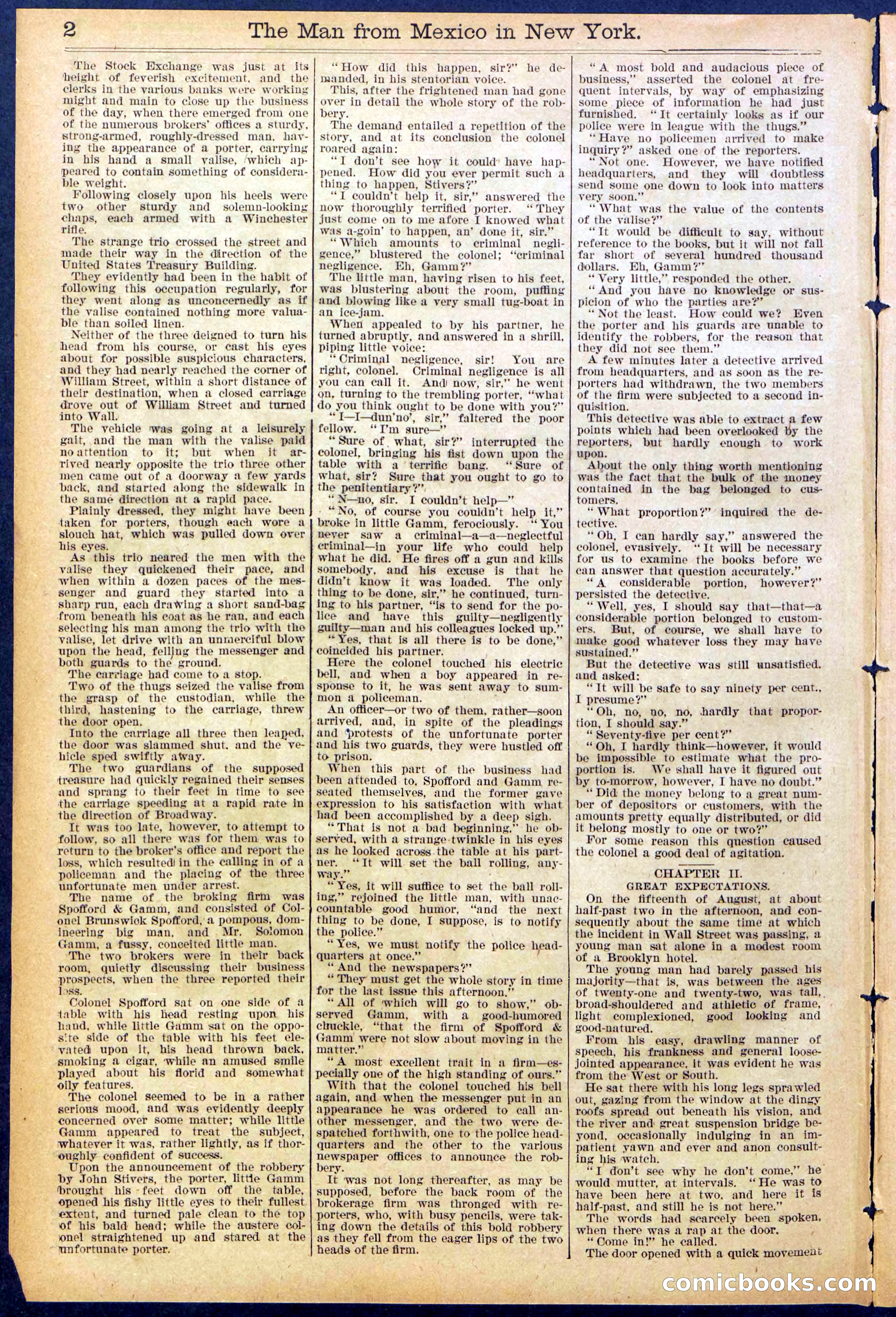 Beadle's New York Dime Library No. 883 — page 2 of 32