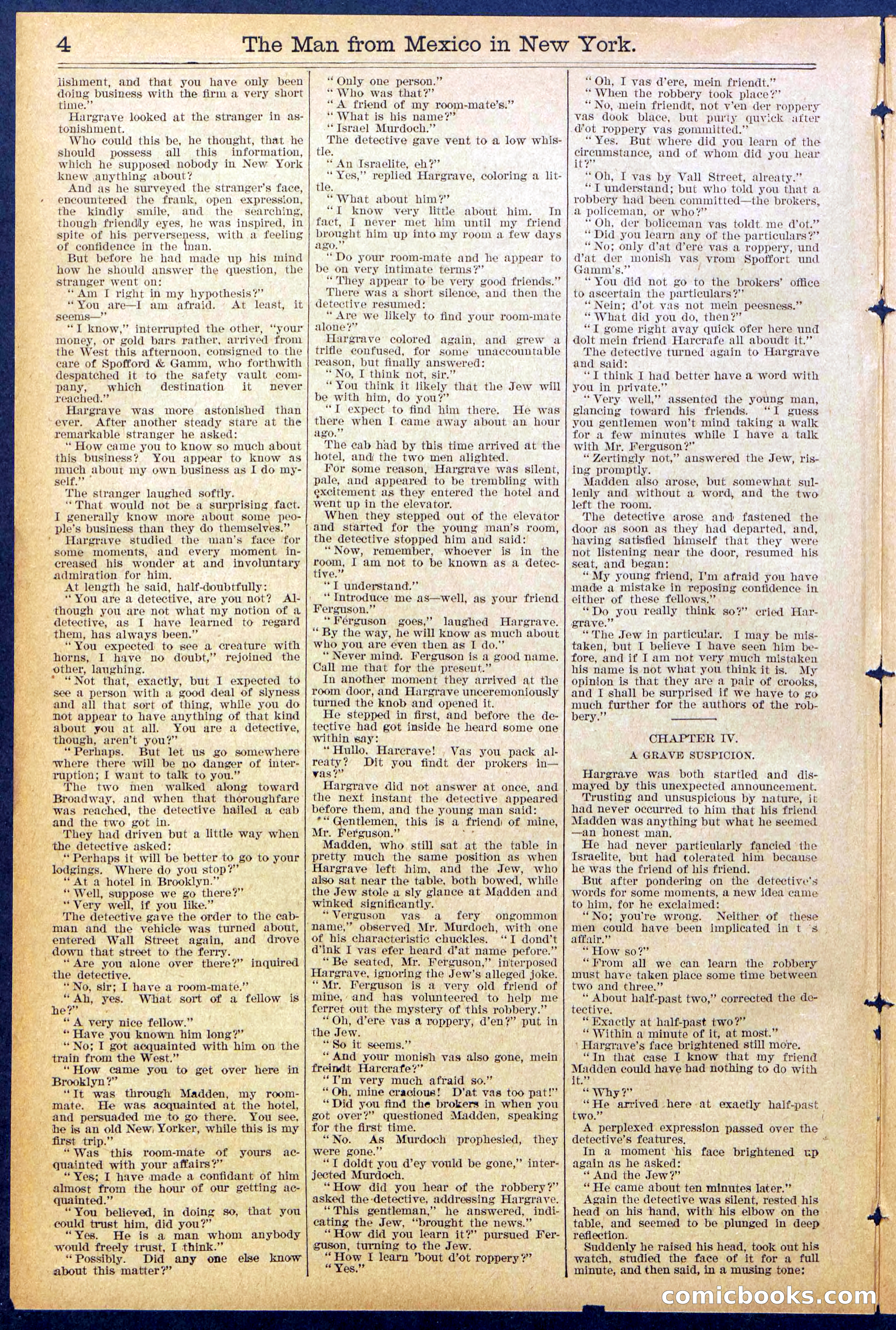 Beadle's New York Dime Library No. 883 — page 4 of 32