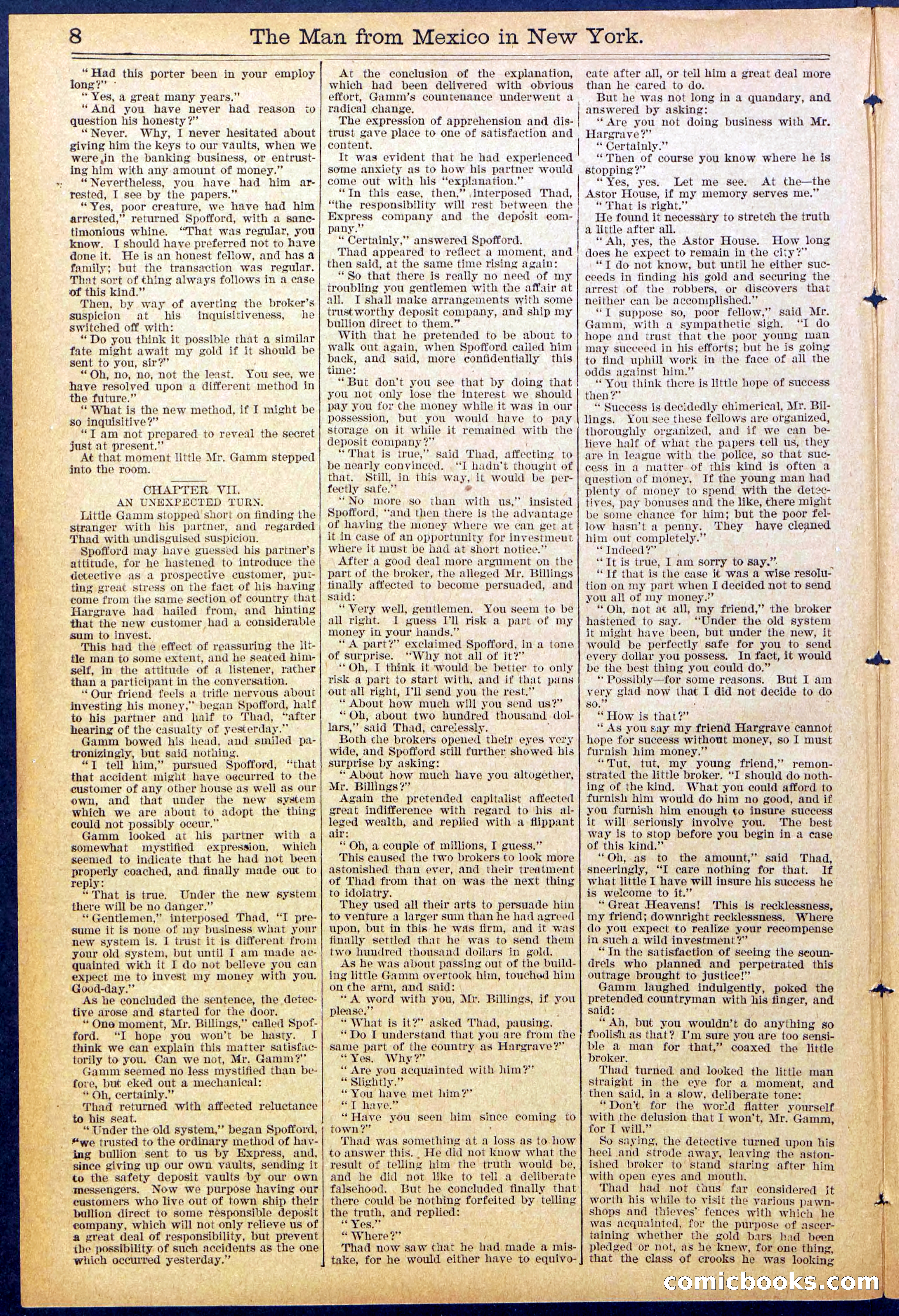 Beadle's New York Dime Library No. 883 — page 8 of 32
