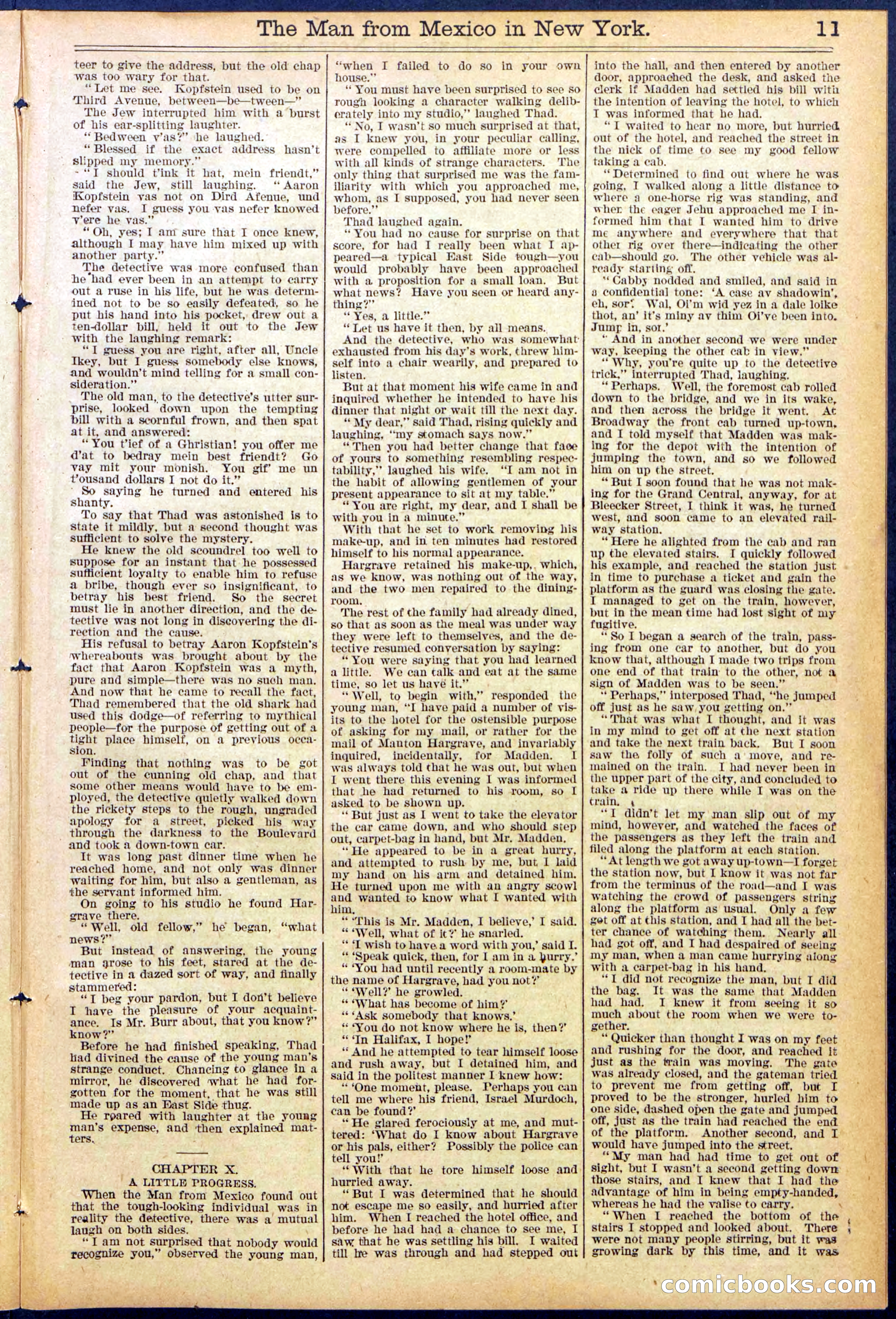 Beadle's New York Dime Library No. 883 — page 11 of 32