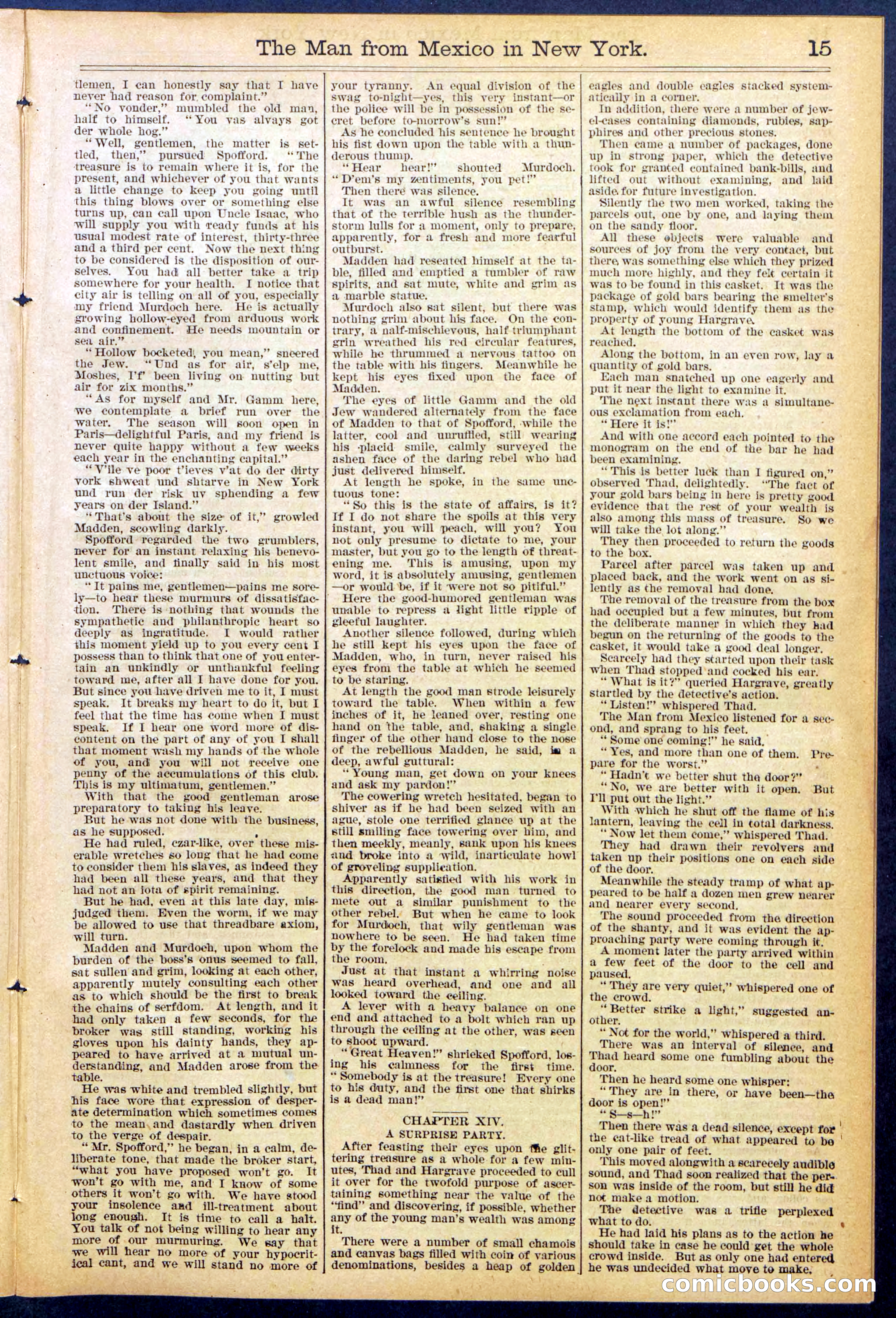 Beadle's New York Dime Library No. 883 — page 15 of 32