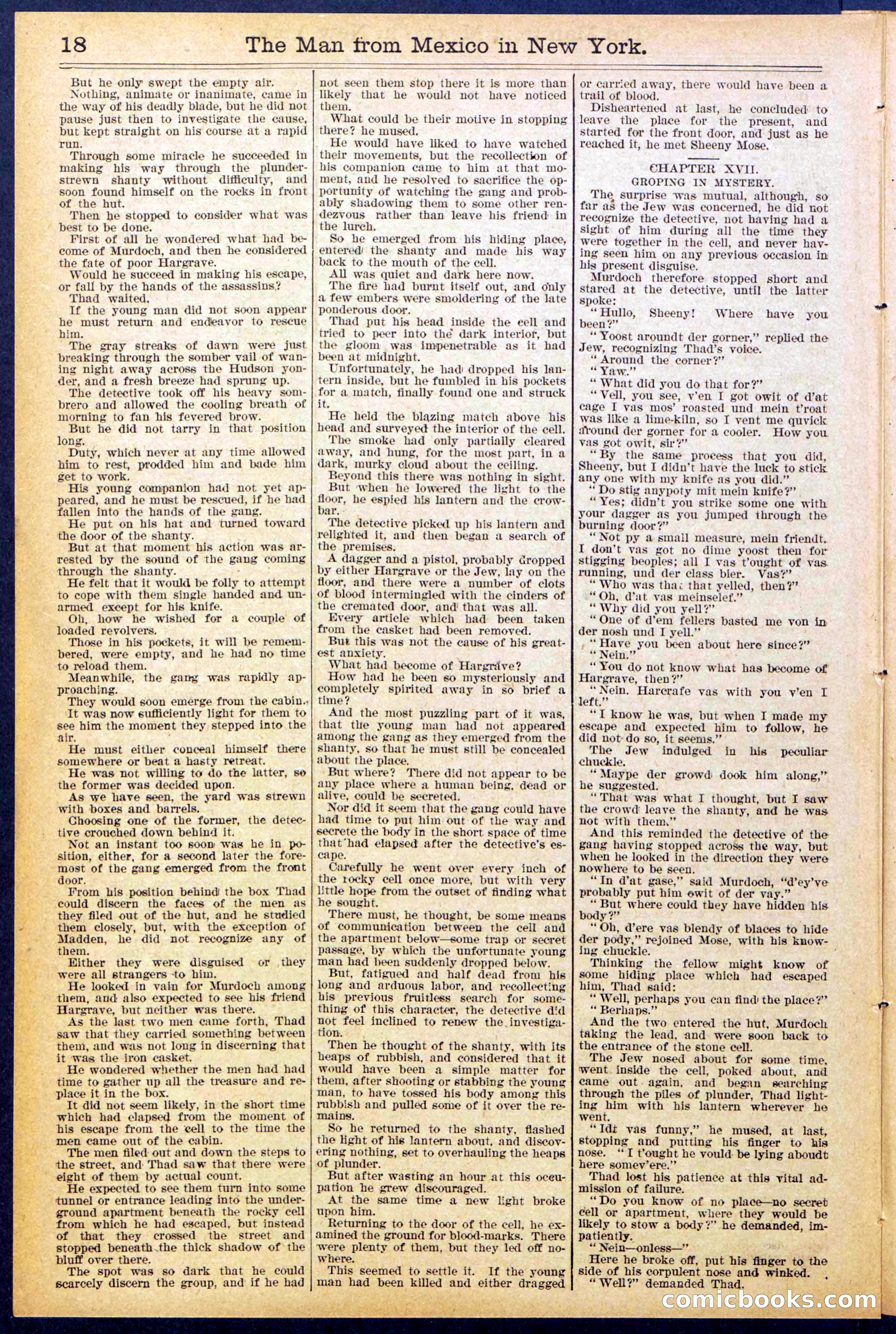 Beadle's New York Dime Library No. 883 — page 18 of 32