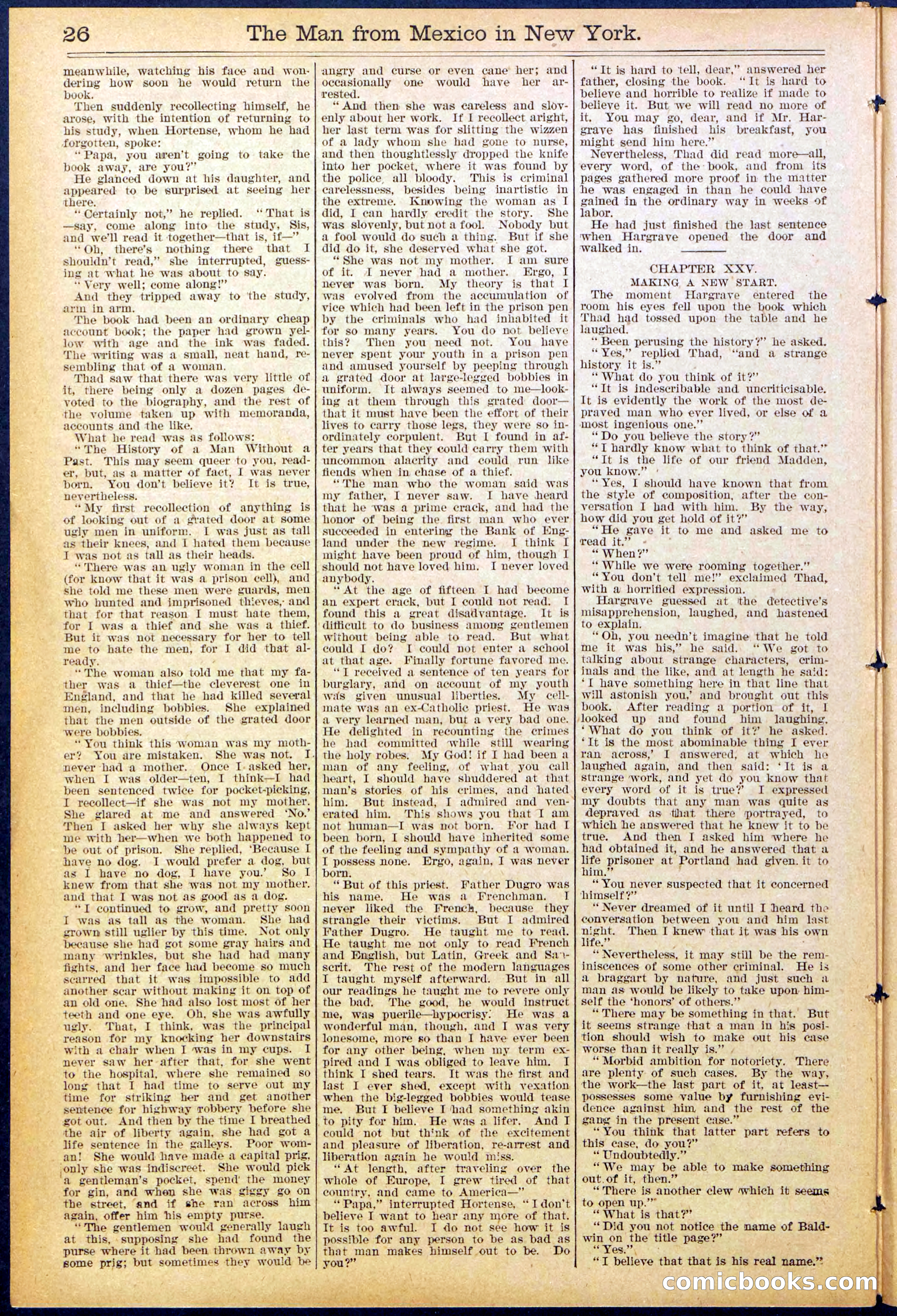 Beadle's New York Dime Library No. 883 — page 26 of 32