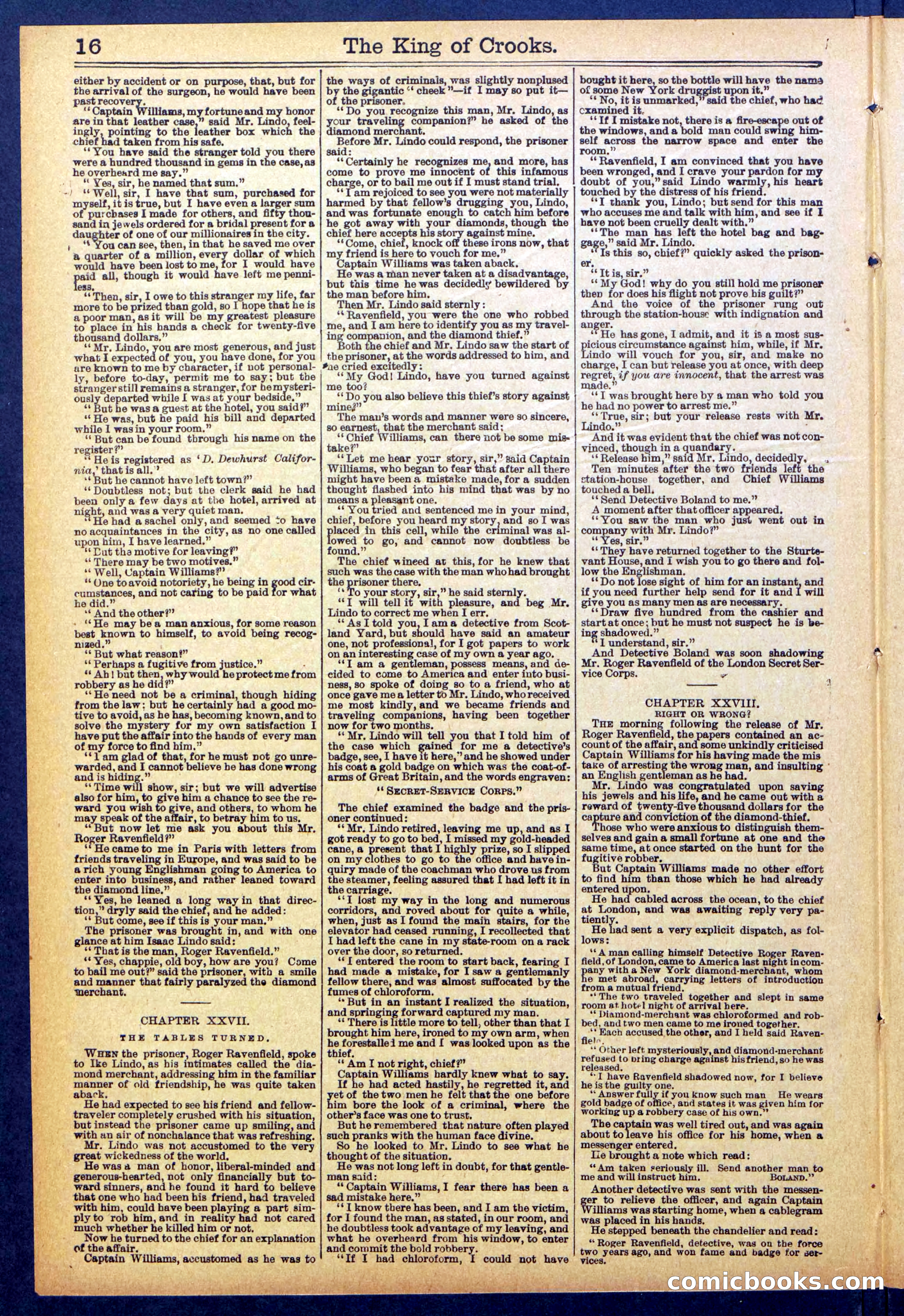 Beadle's New York Dime Library No. 886 — page 16 of 32